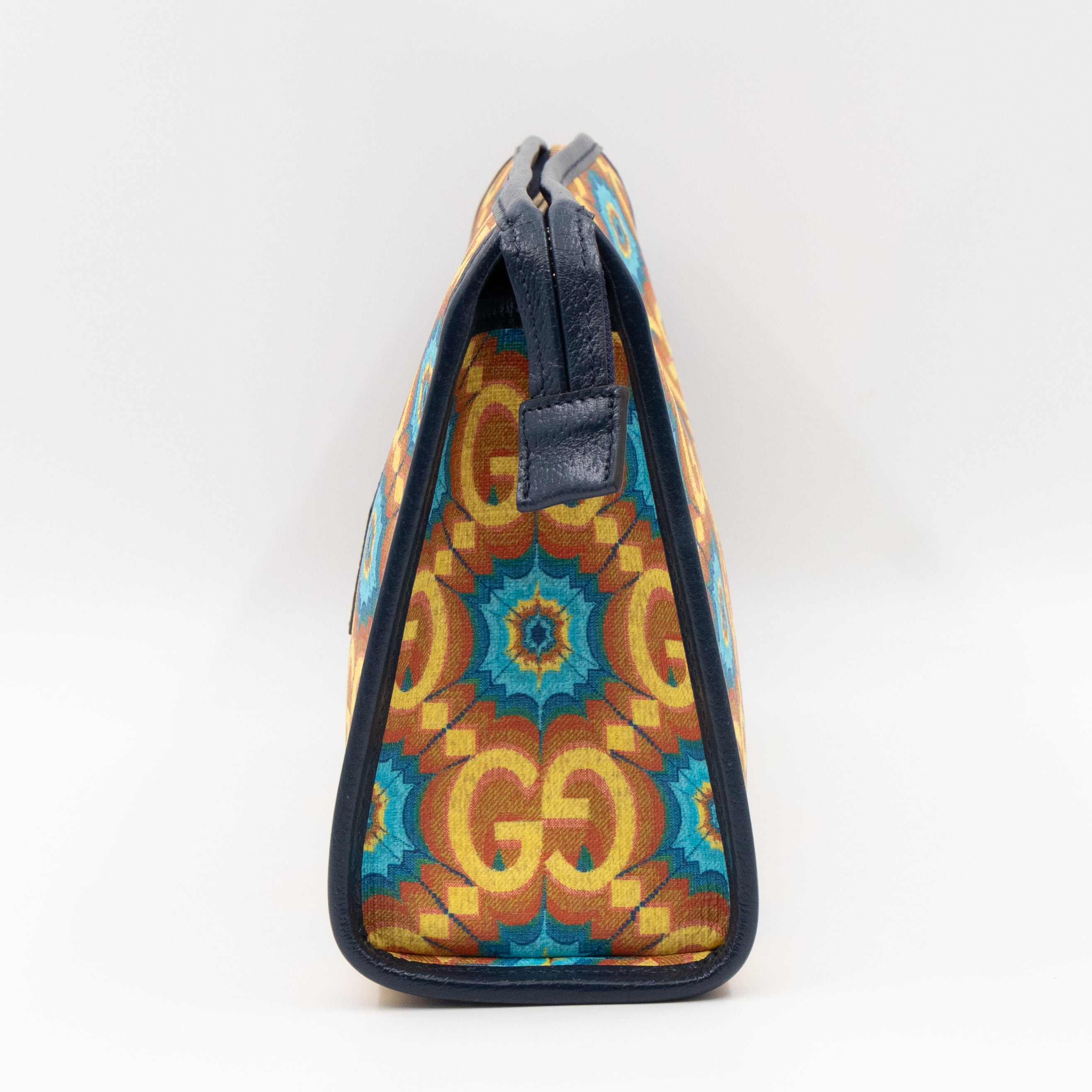 Gucci 100 Pouch Supreme Kaleidoscope Calfskin Leather