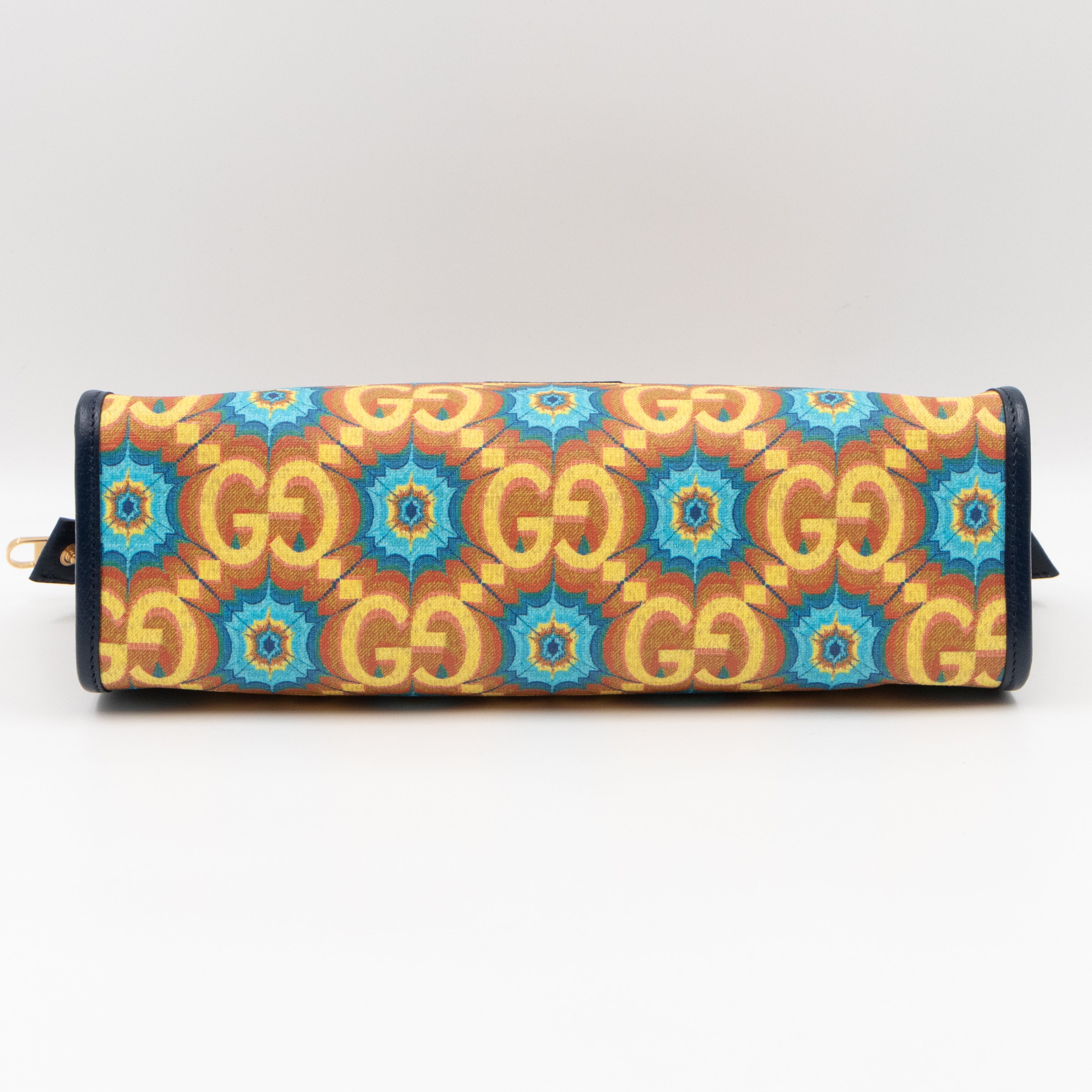 Gucci 100 Pouch Supreme Kaleidoscope Calfskin Leather