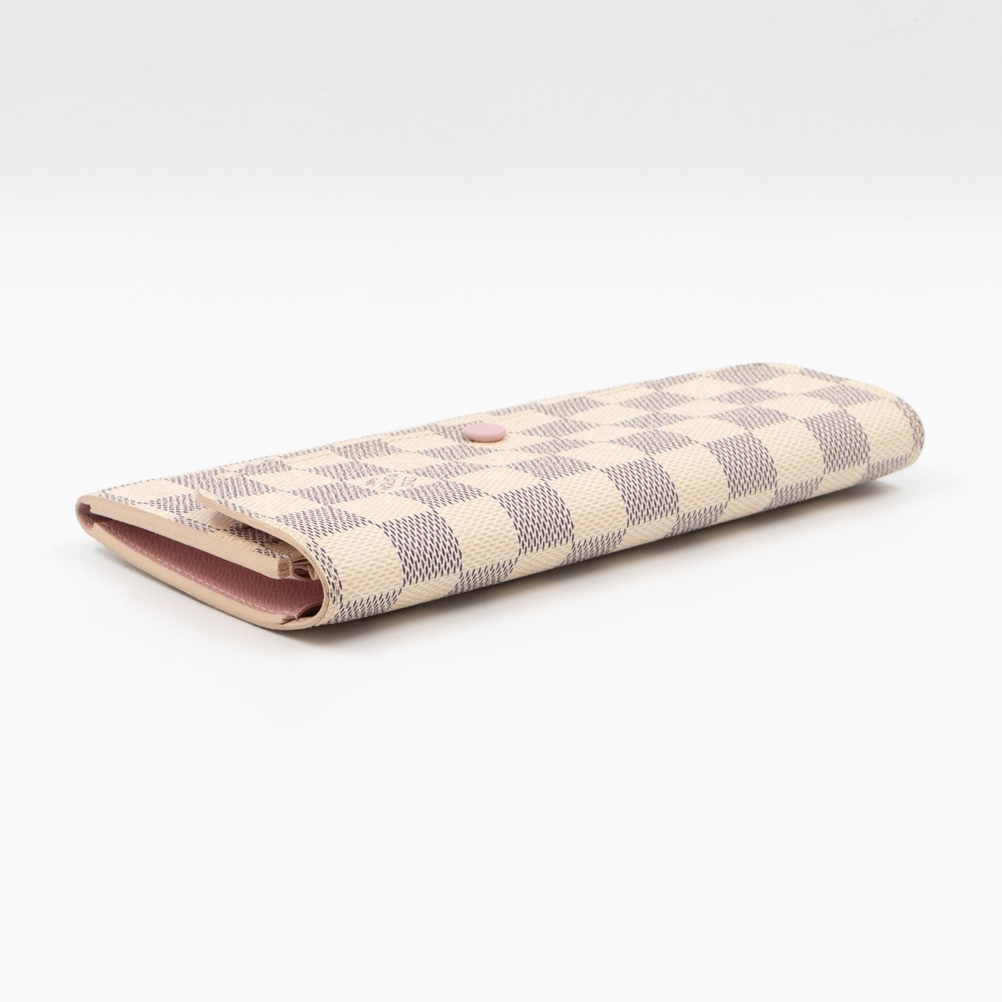 Emilie Wallet Damier Azur Rose Ballerine