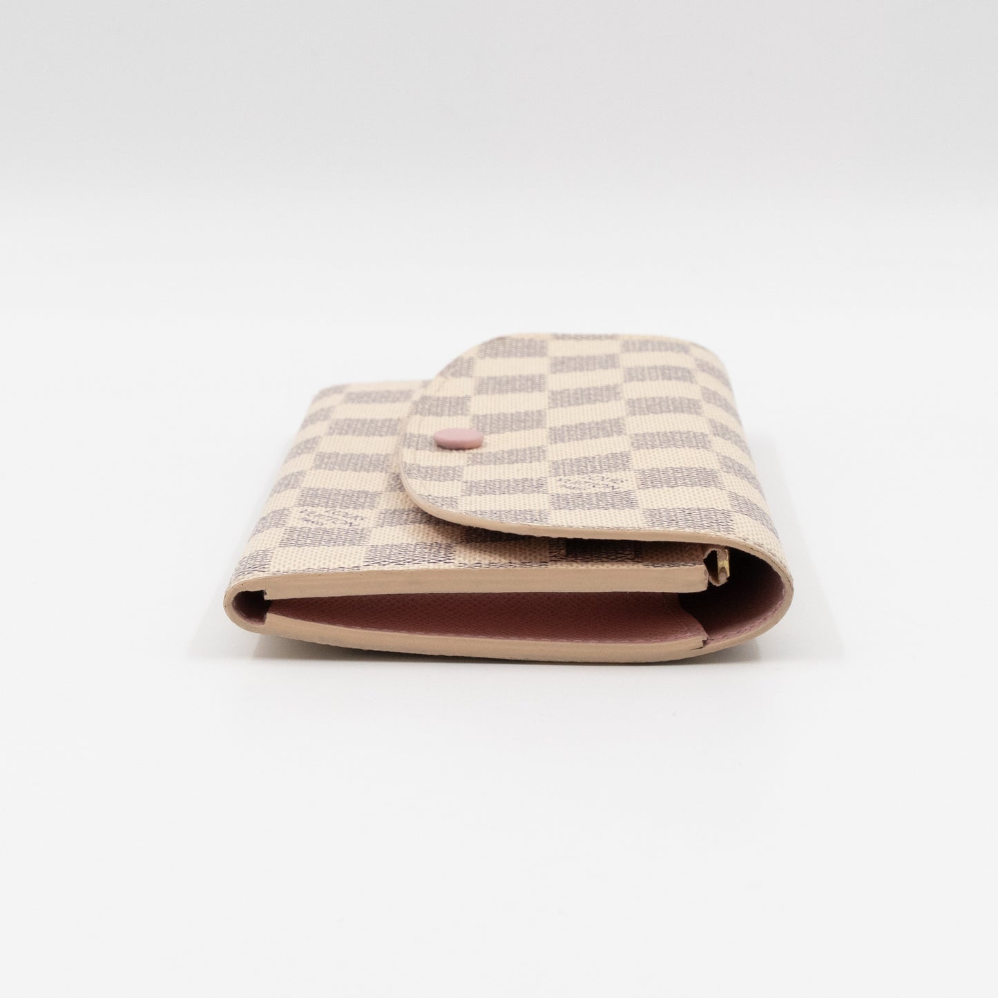 Emilie Wallet Damier Azur Rose Ballerine