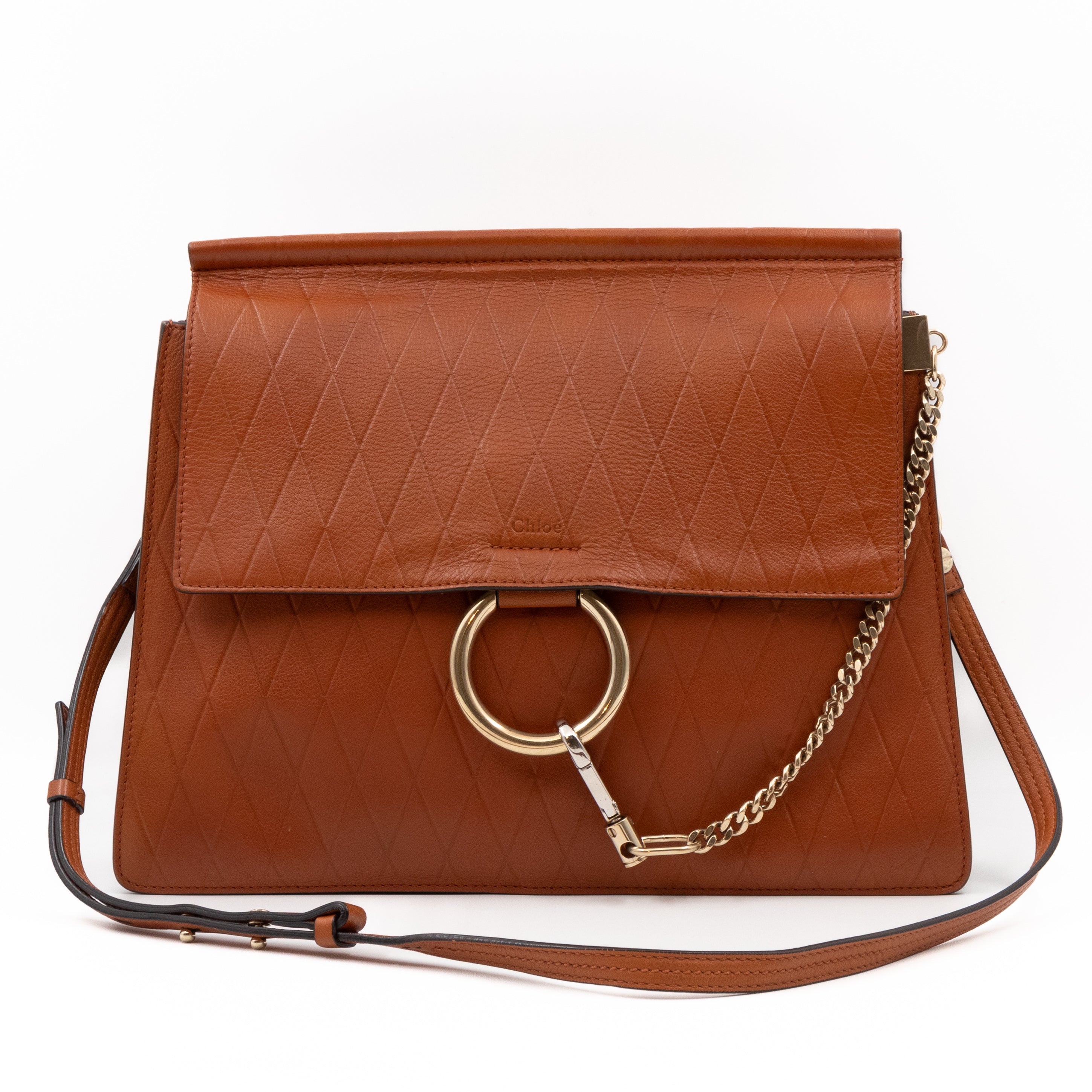Faye Crossbody Brown Smooth Leather