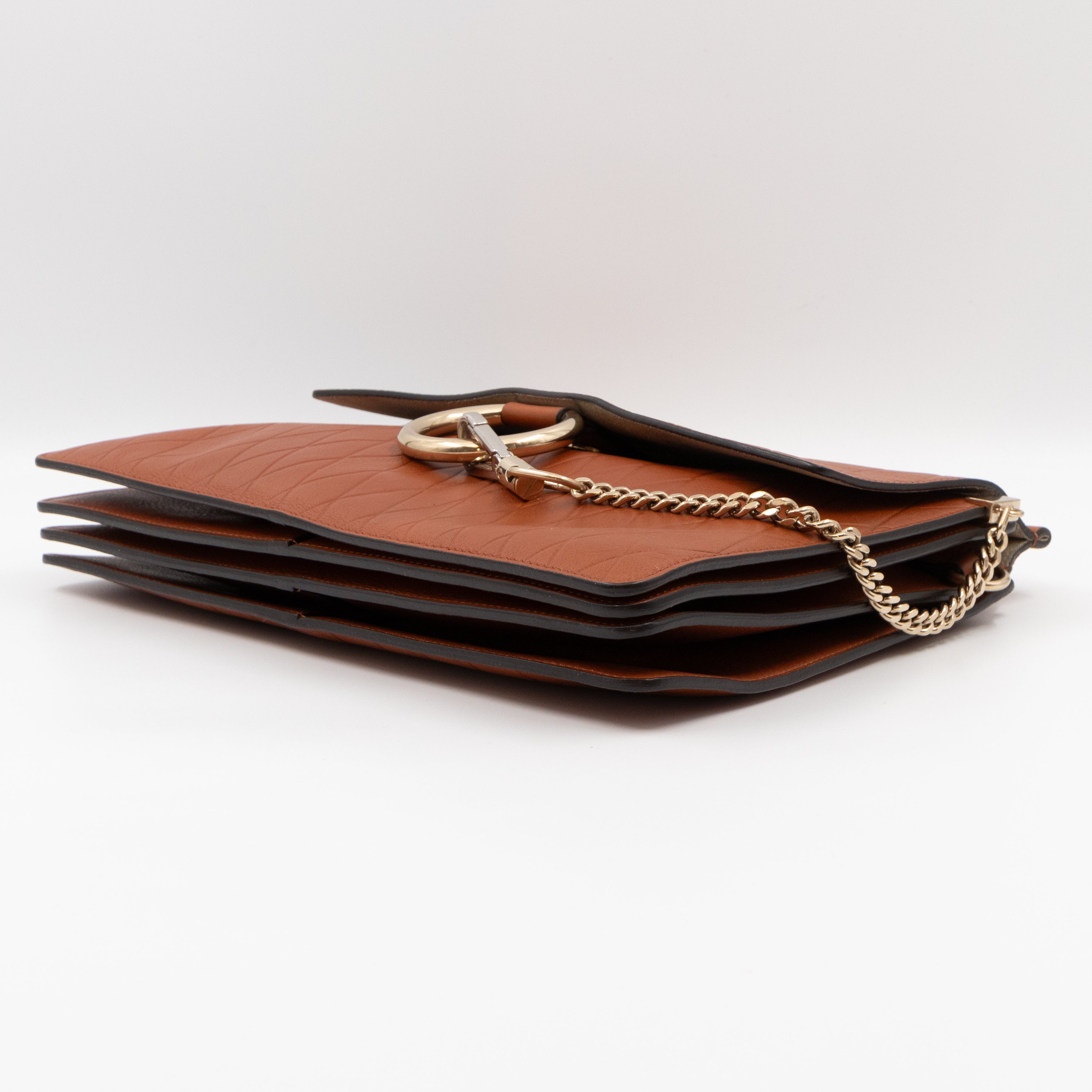 Faye Crossbody Brown Smooth Leather