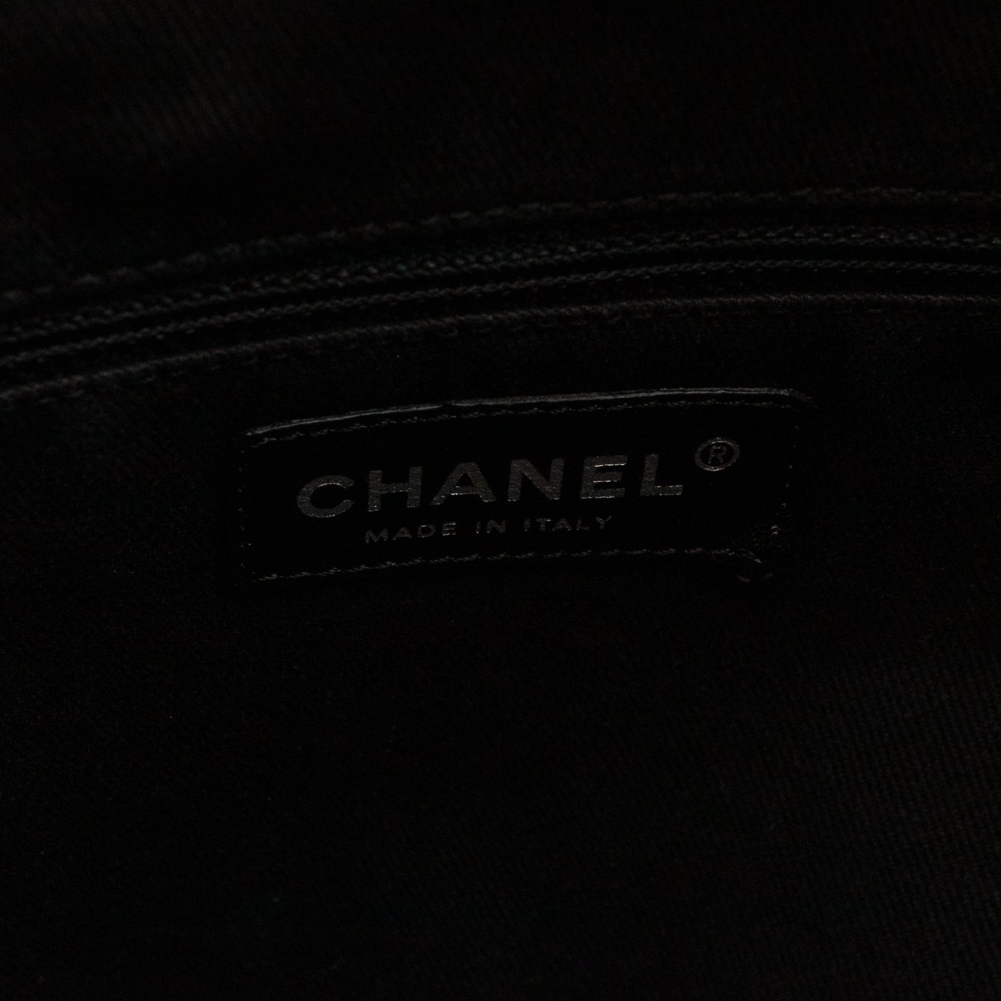 Lady Braid Shopping Tote Black Leather