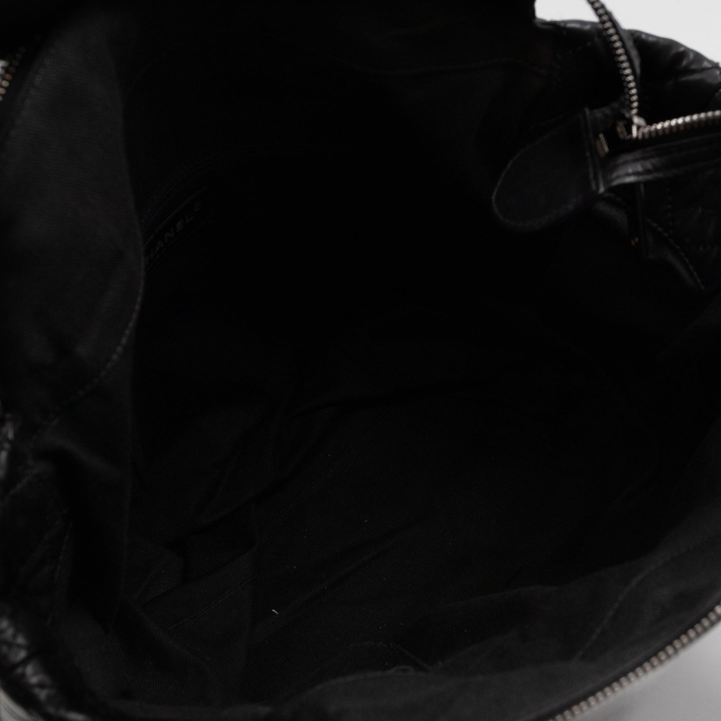 Lady Braid Shopping Tote Black Leather