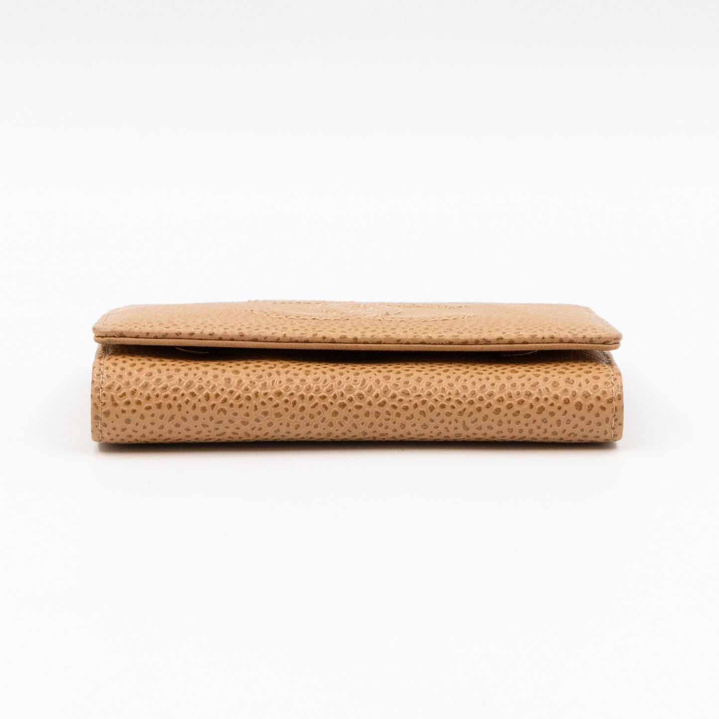 Timeless 6 Ring Key Case Camel Caviar