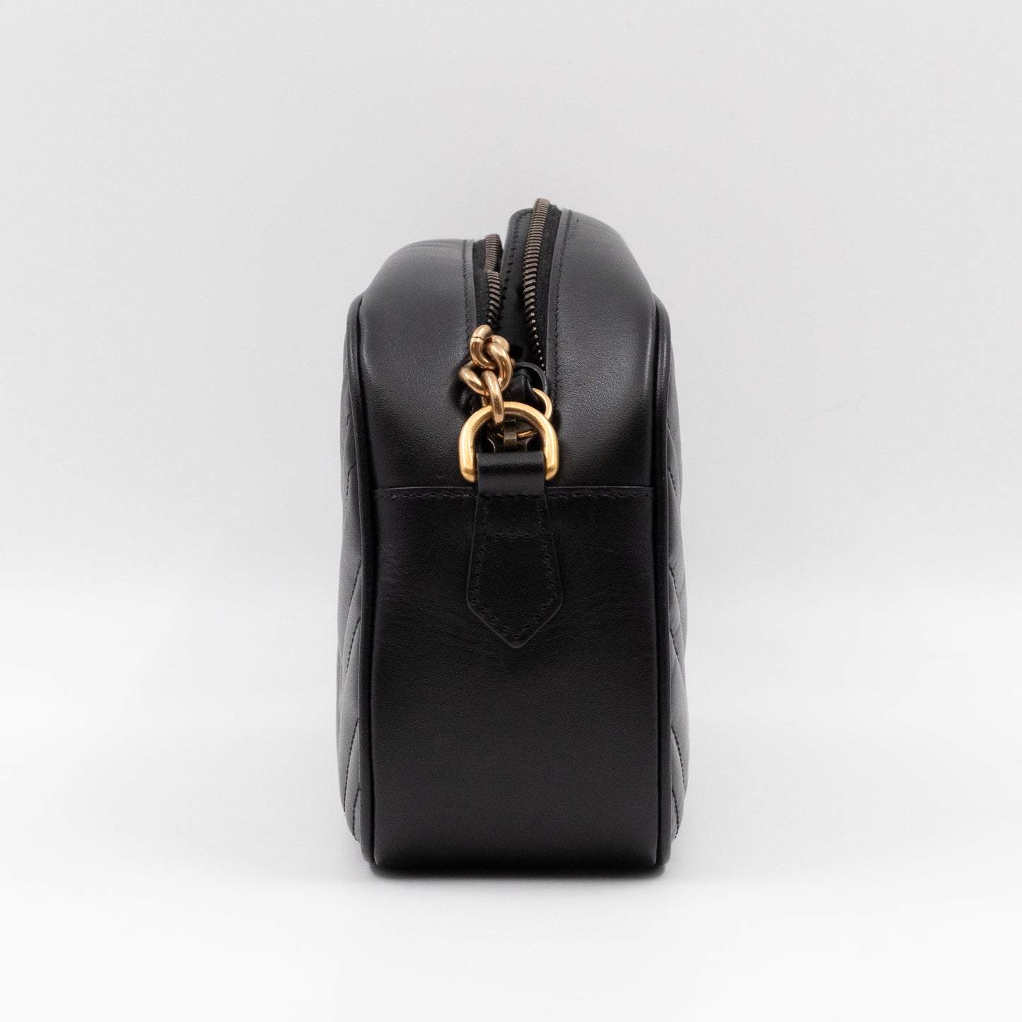 GG Marmont Small Black Leather