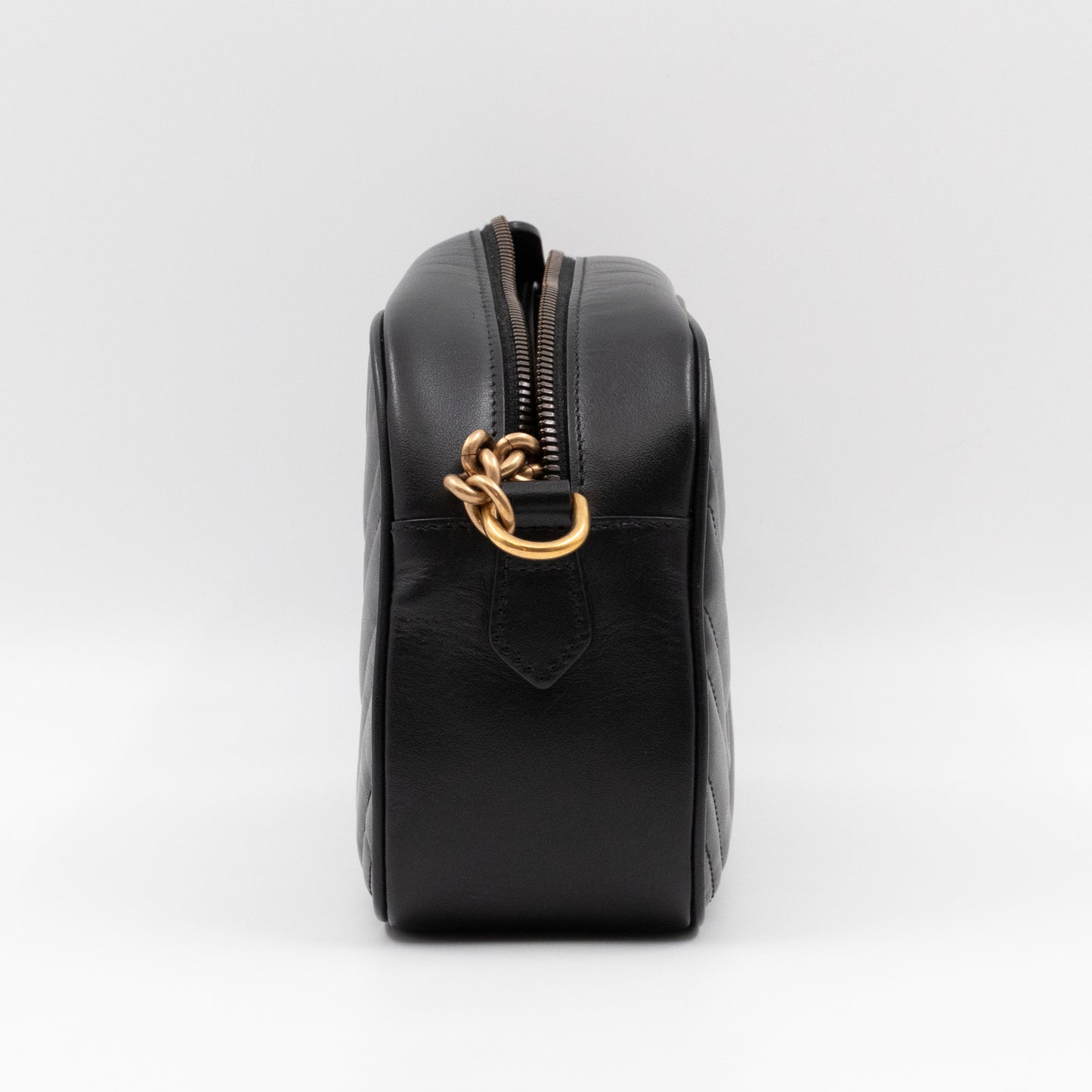 GG Marmont Small Black Leather