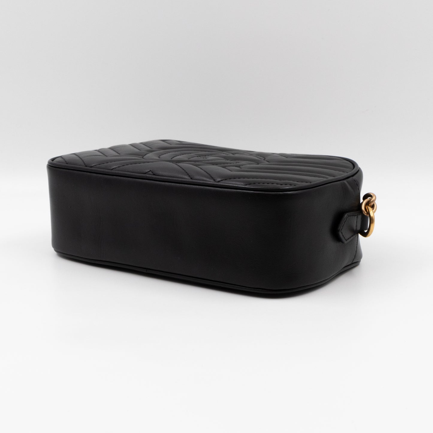 GG Marmont Small Black Leather