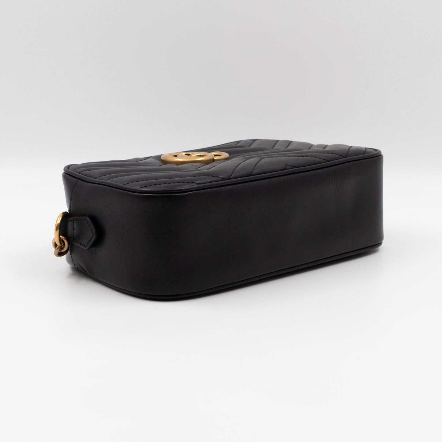 GG Marmont Small Black Leather