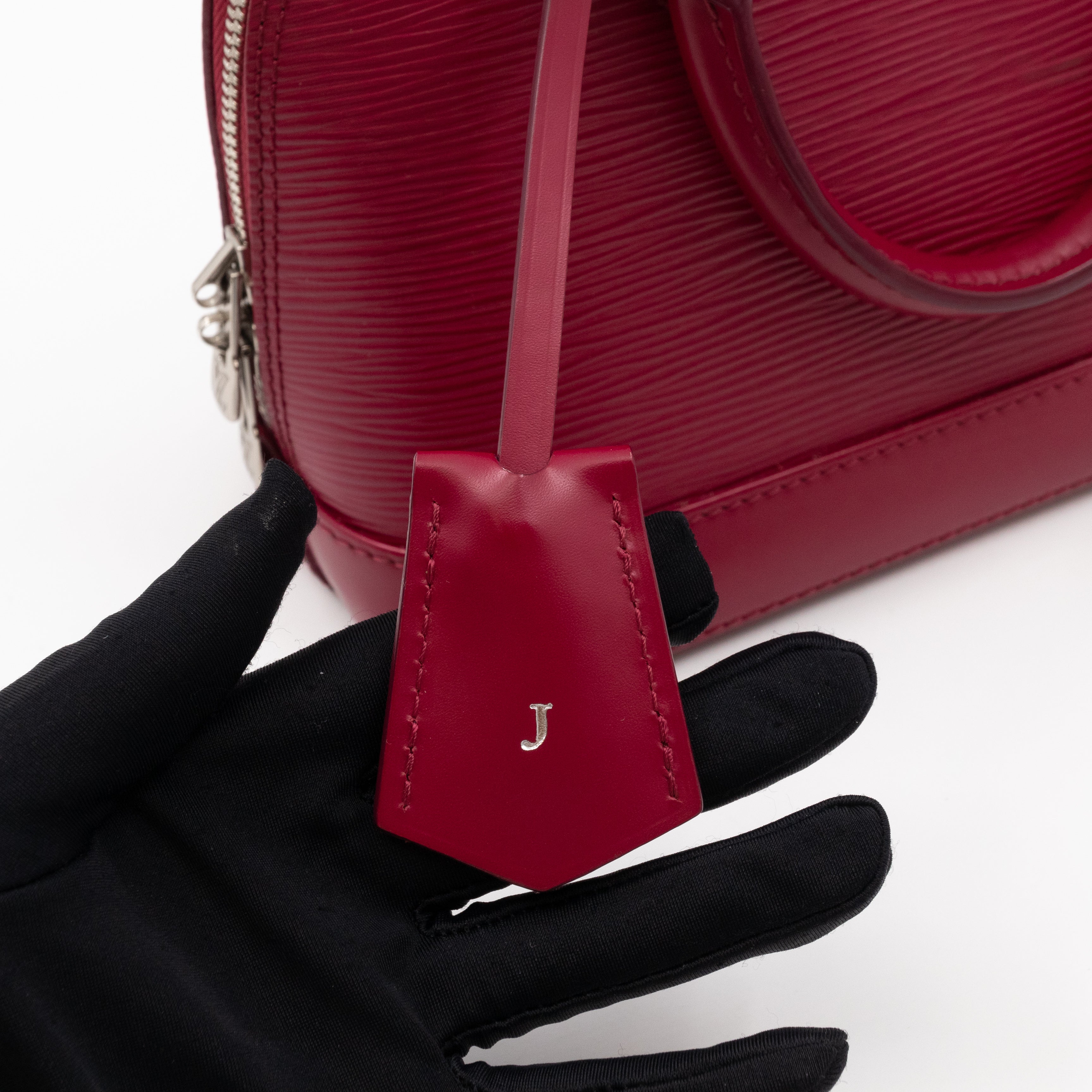 Alma BB Epi Leather Fuchsia