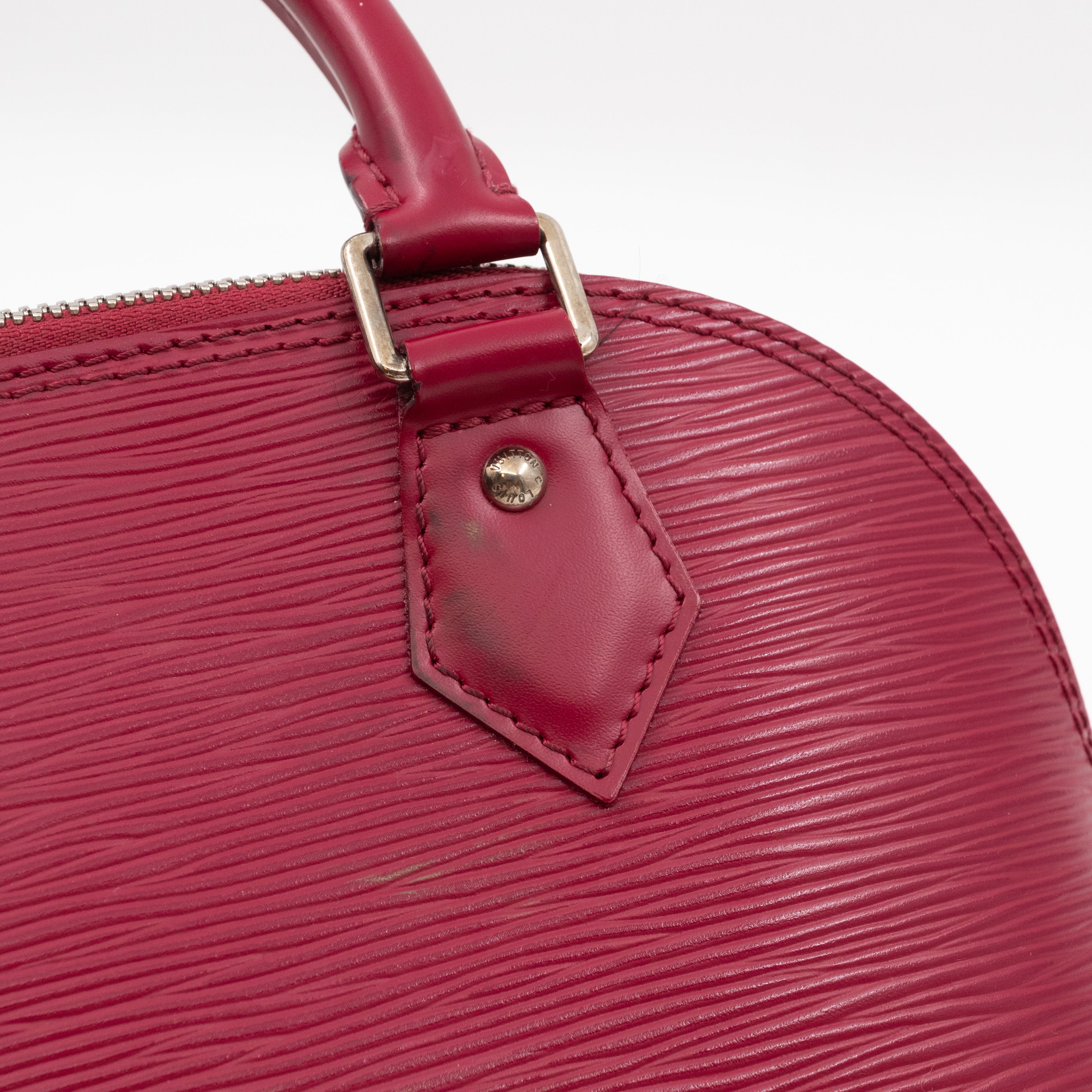 Alma BB Epi Leather Fuchsia