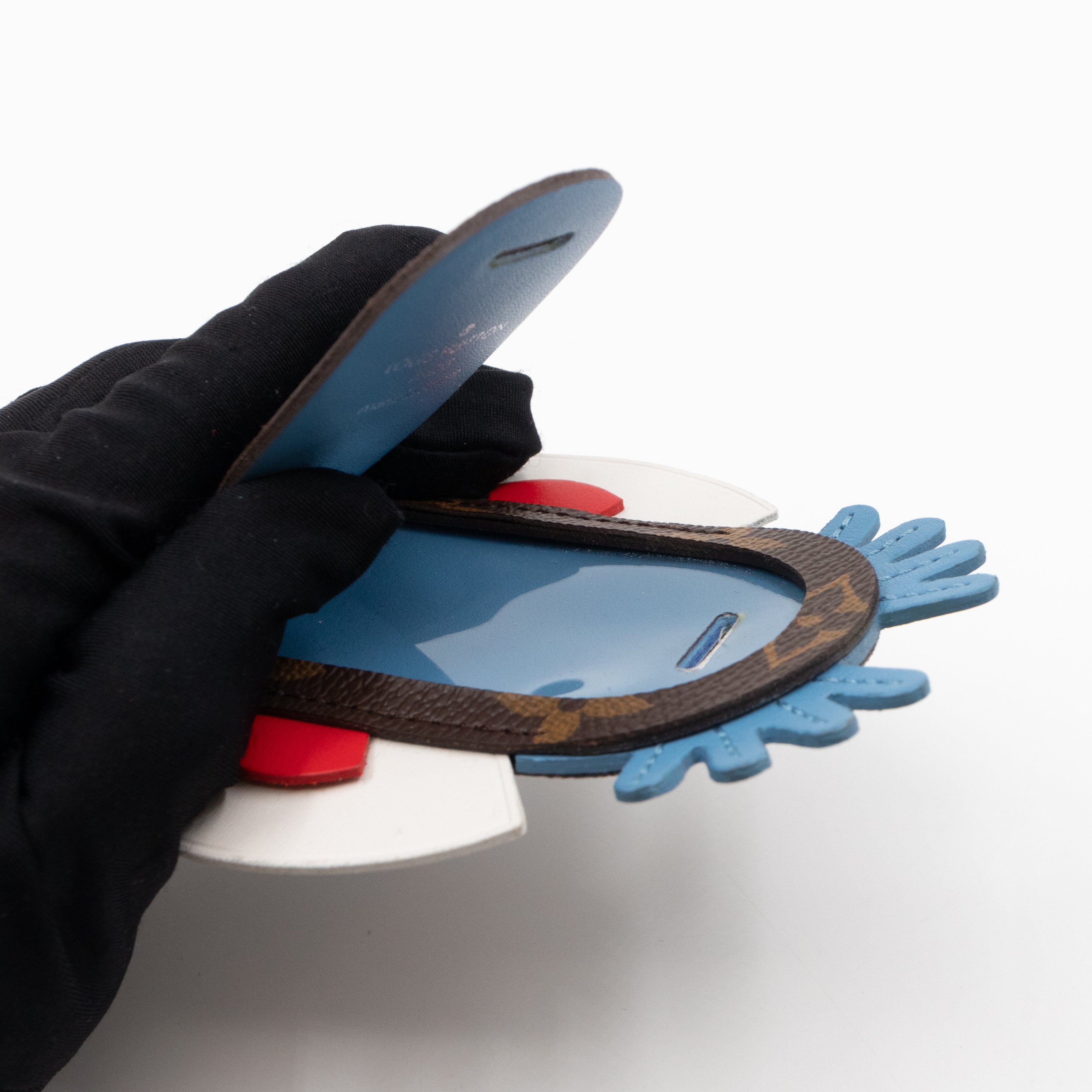 Tribal Mask Monogram Luggage Tag Limited Edition