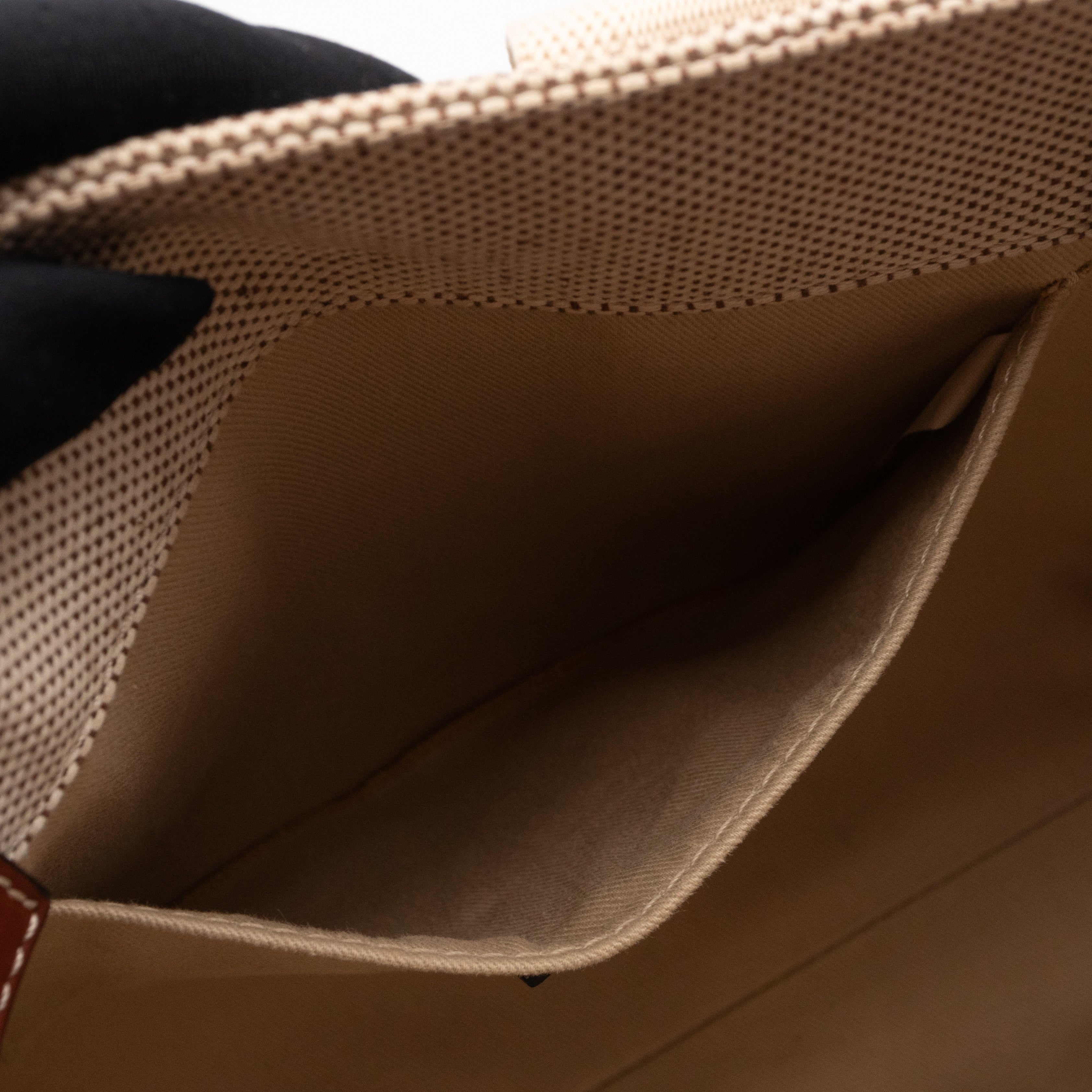 Small Woody Tote Bag Beige Brown