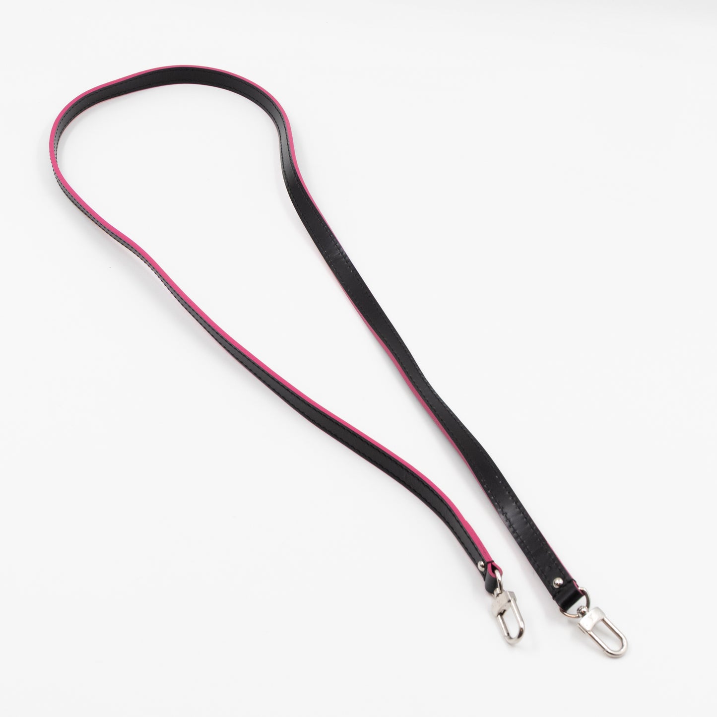 Alma BB Epi Leather Black Fuchsia