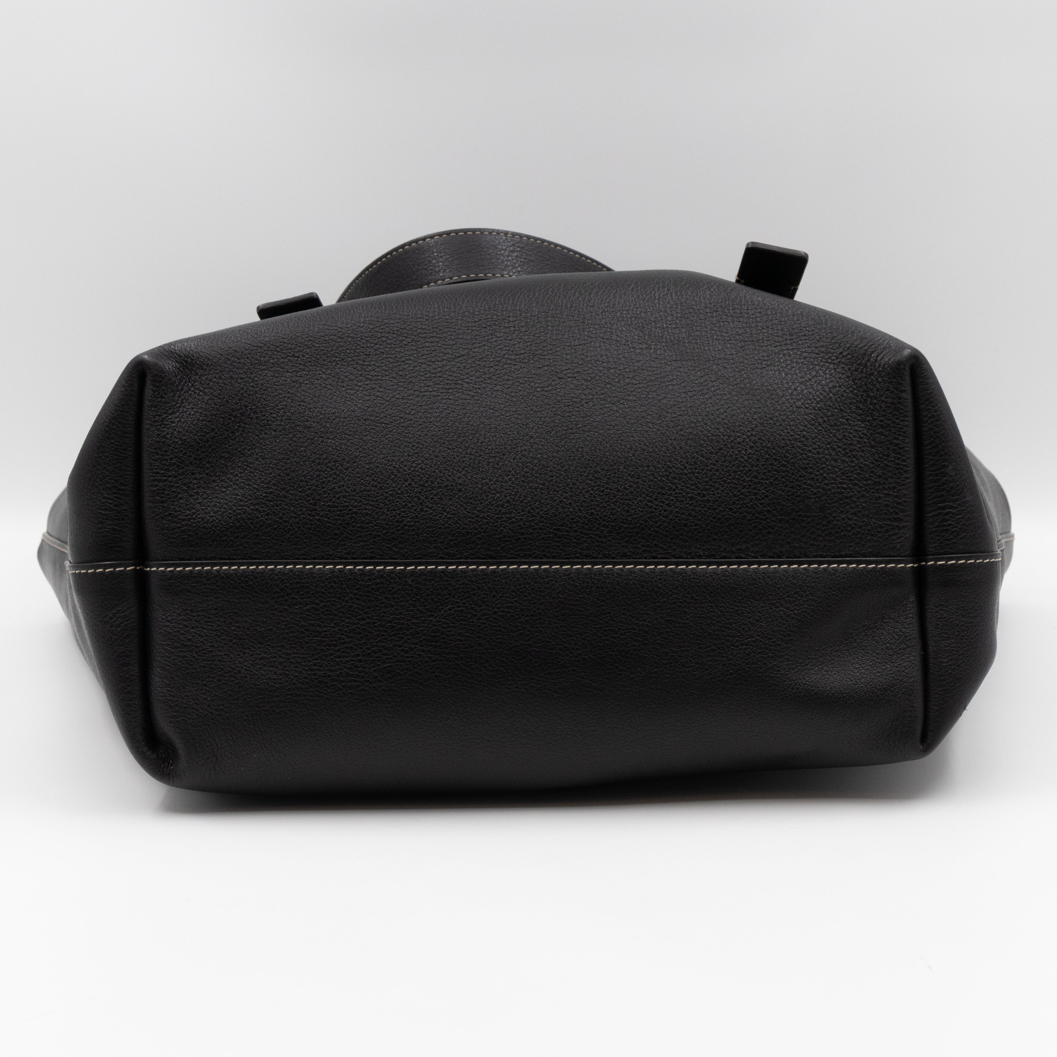 Darryl Tote Bag Black Leather