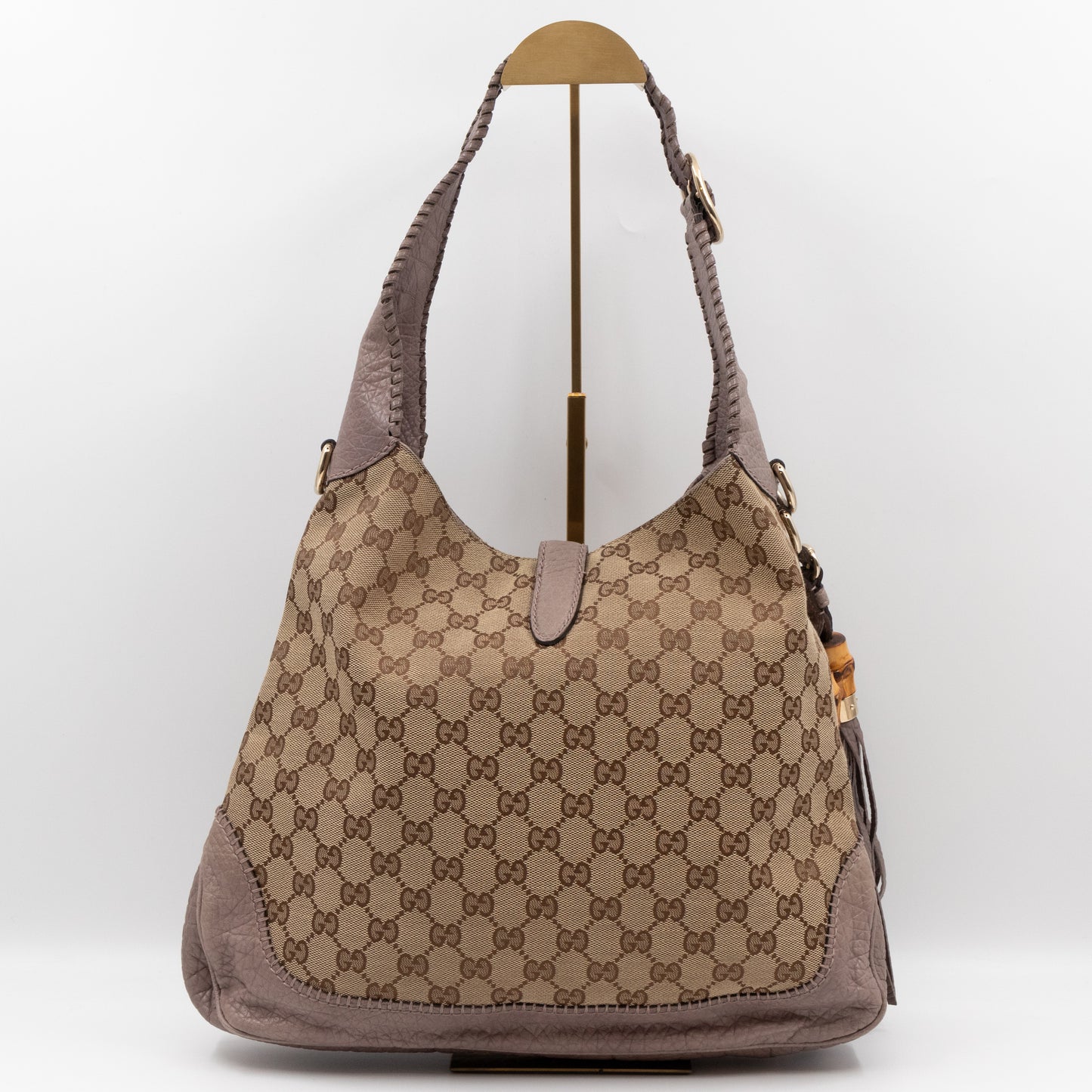New Jackie Two-way Shoulder Bag Light Pink GG Supreme