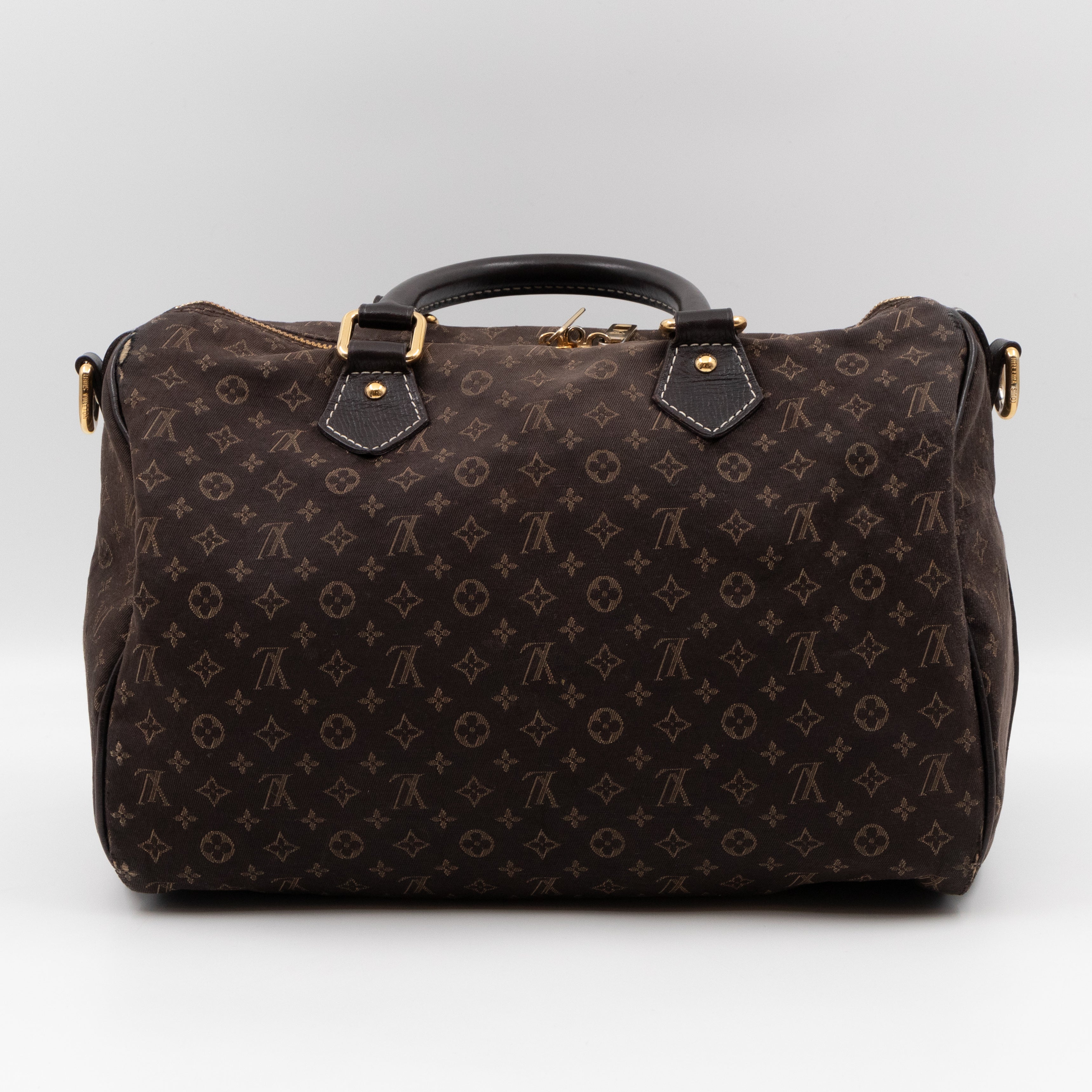 Speedy 30 Bandouliere Monogram Idylle Fusain