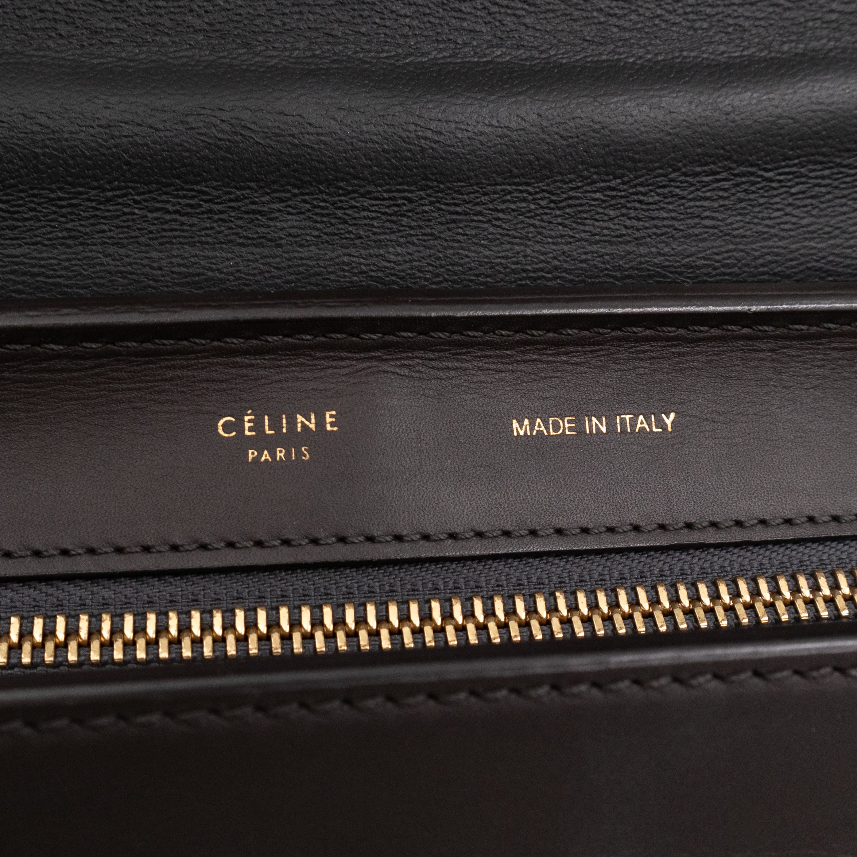 Trapeze Medium Brown & Black Leather