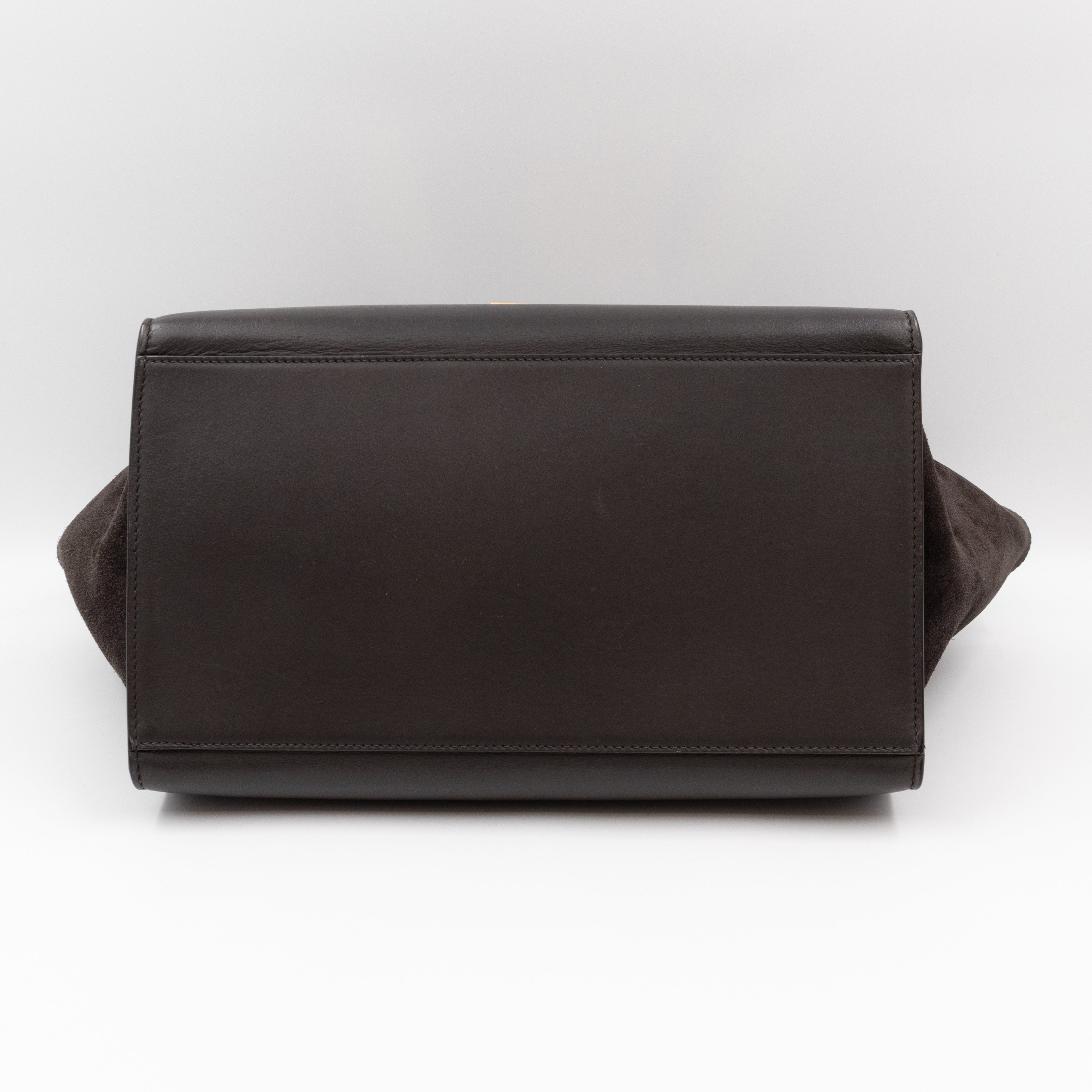 Trapeze Medium Brown & Black Leather