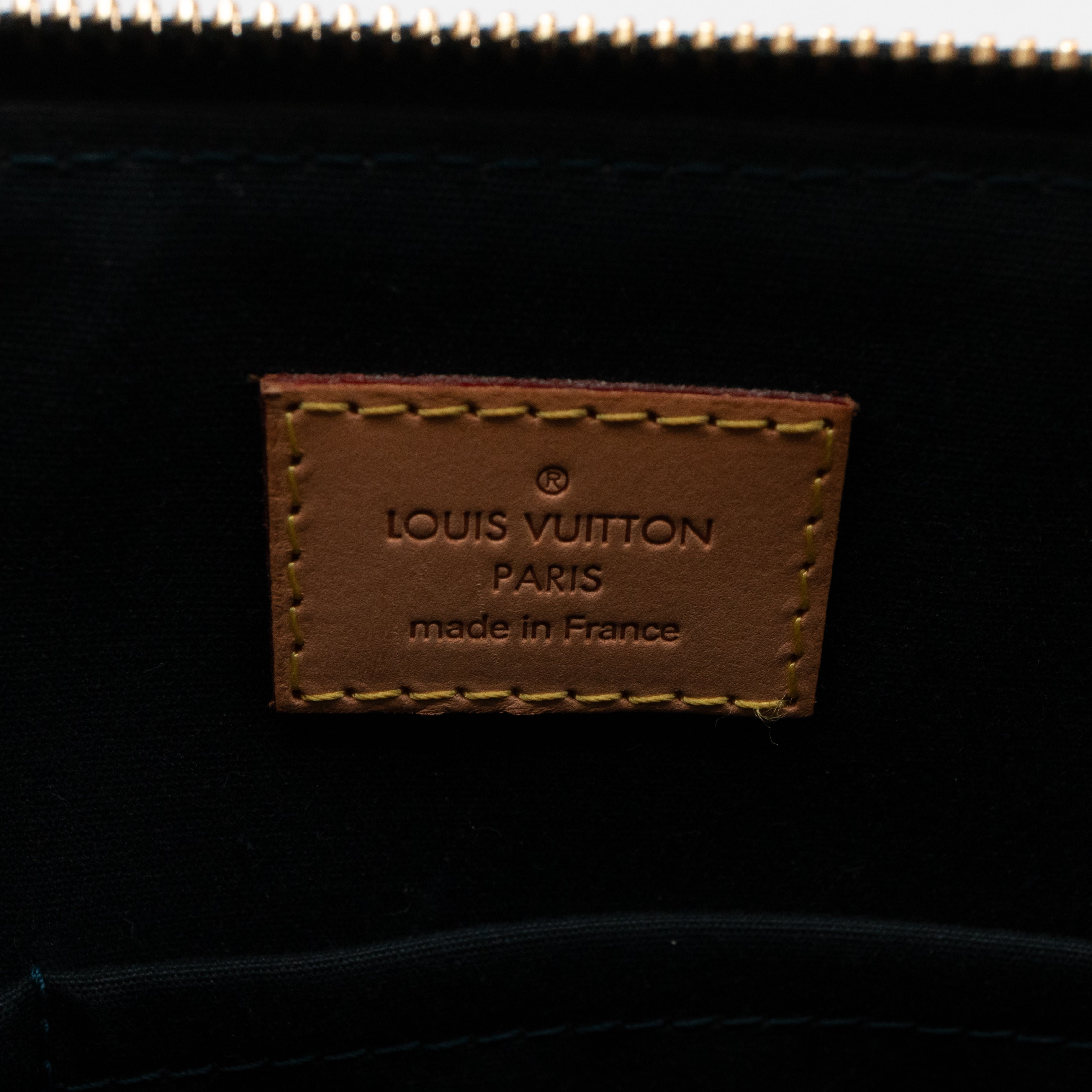 Bellevue PM Monogram Dark Green Vernis