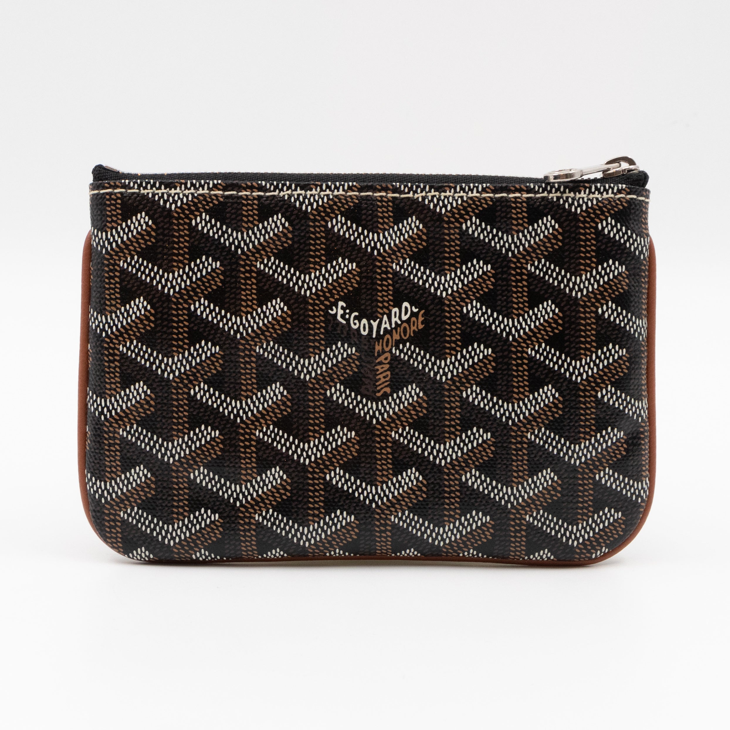 Senat Pouch Mini Goyardine Black & Tan