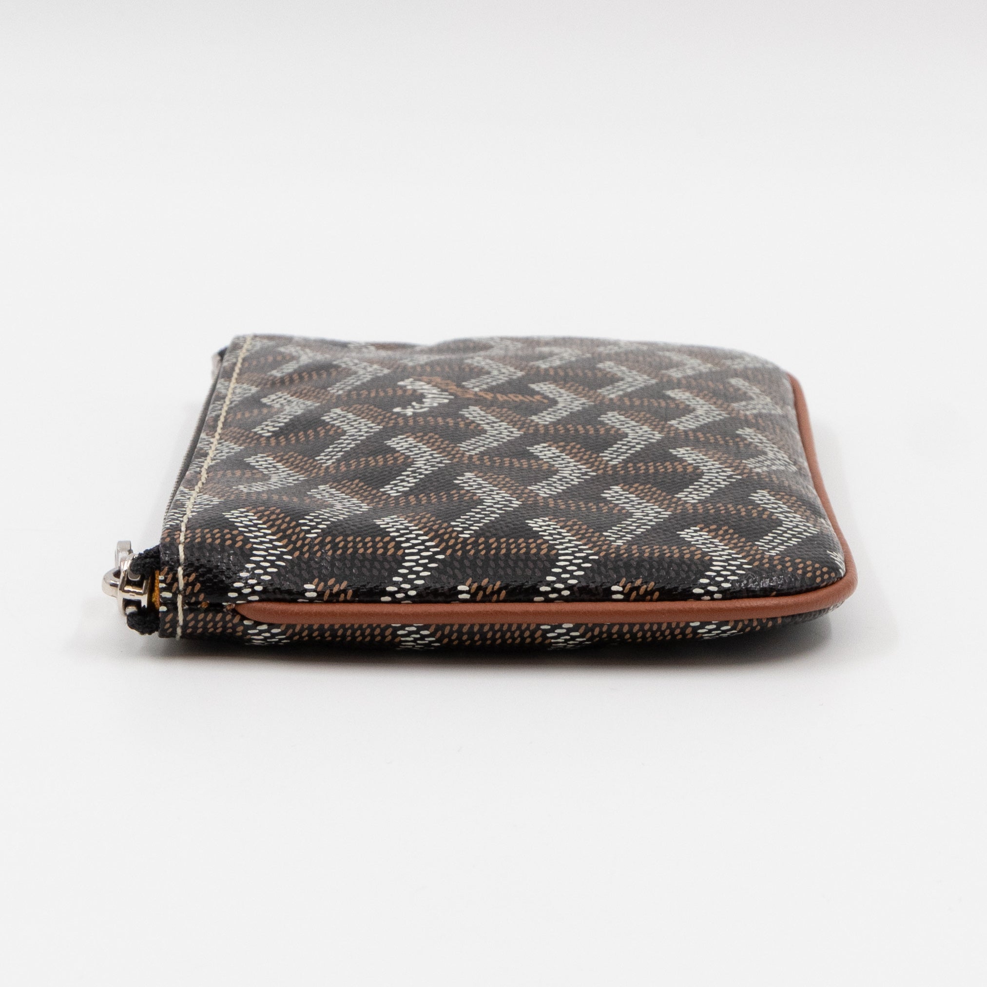 Senat Pouch Mini Goyardine Black & Tan