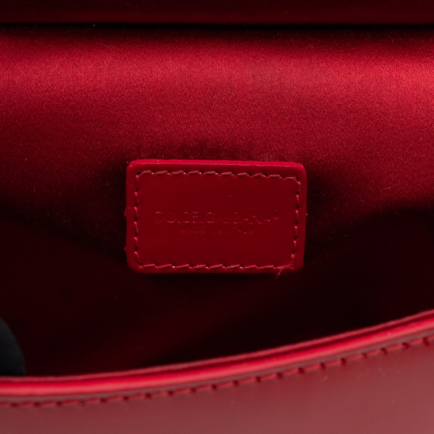 Sicily Micro Patent Leather Red