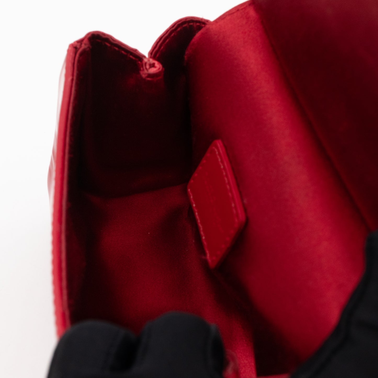 Sicily Micro Patent Leather Red