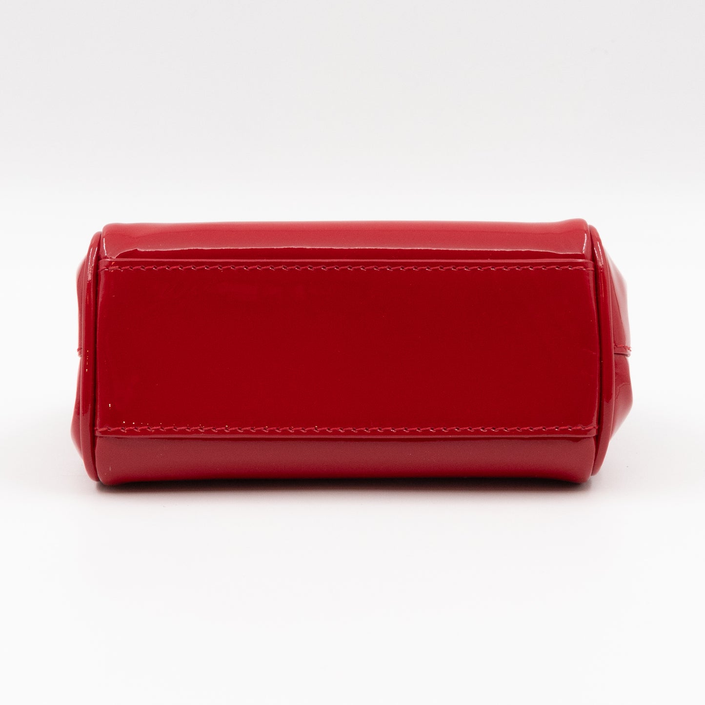 Sicily Micro Patent Leather Red