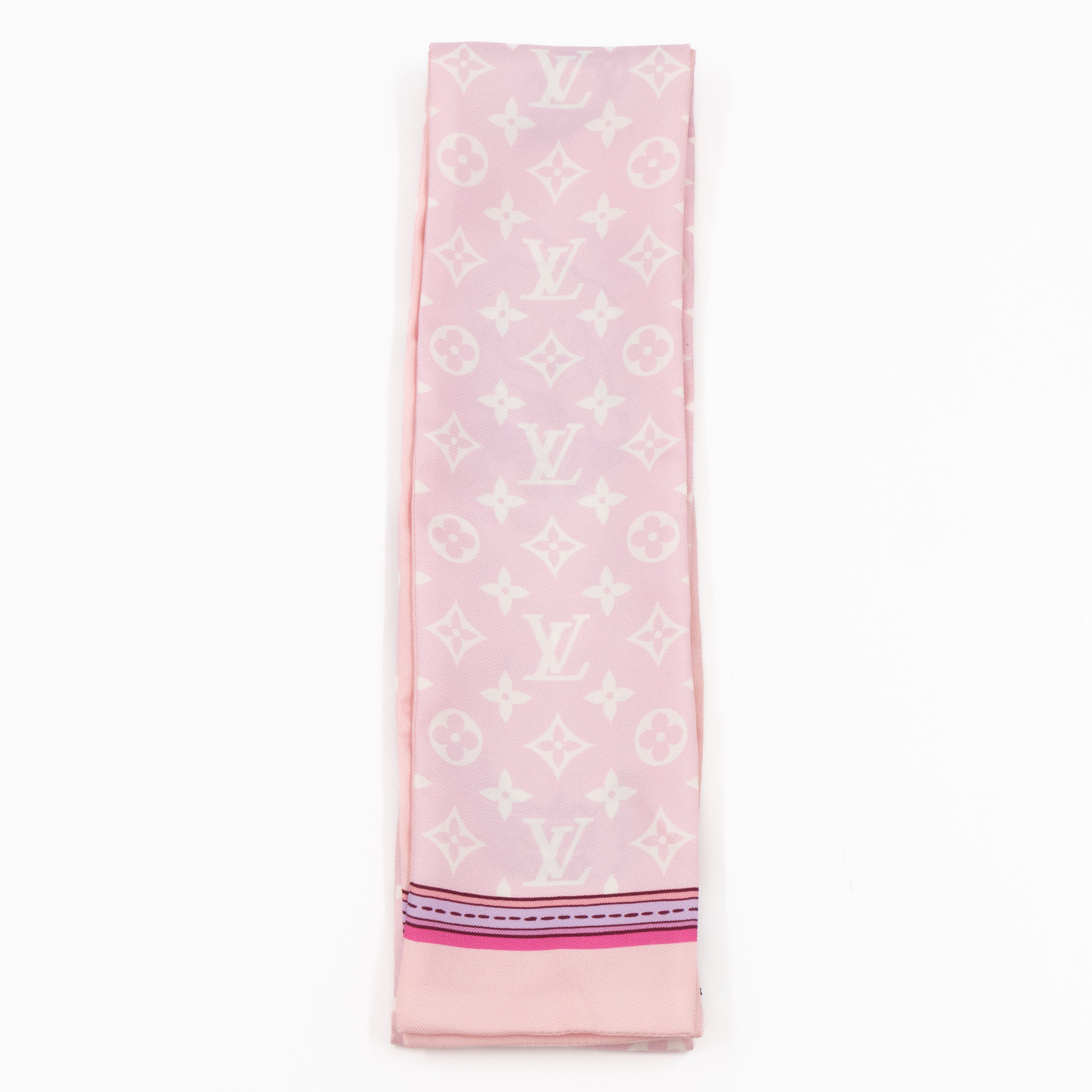 Superstition Bandeau Scarf Pink Silk
