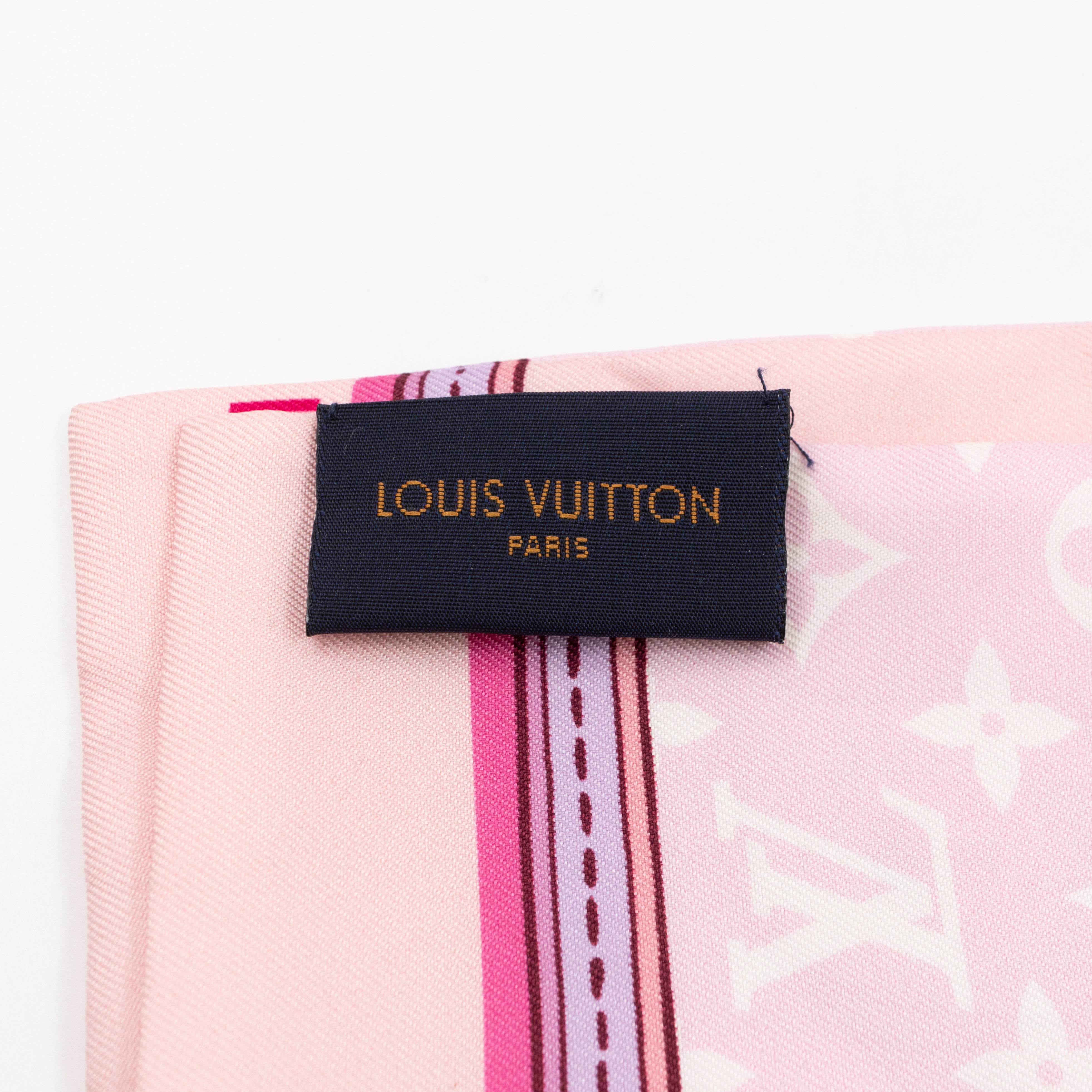Superstition Bandeau Scarf Pink Silk