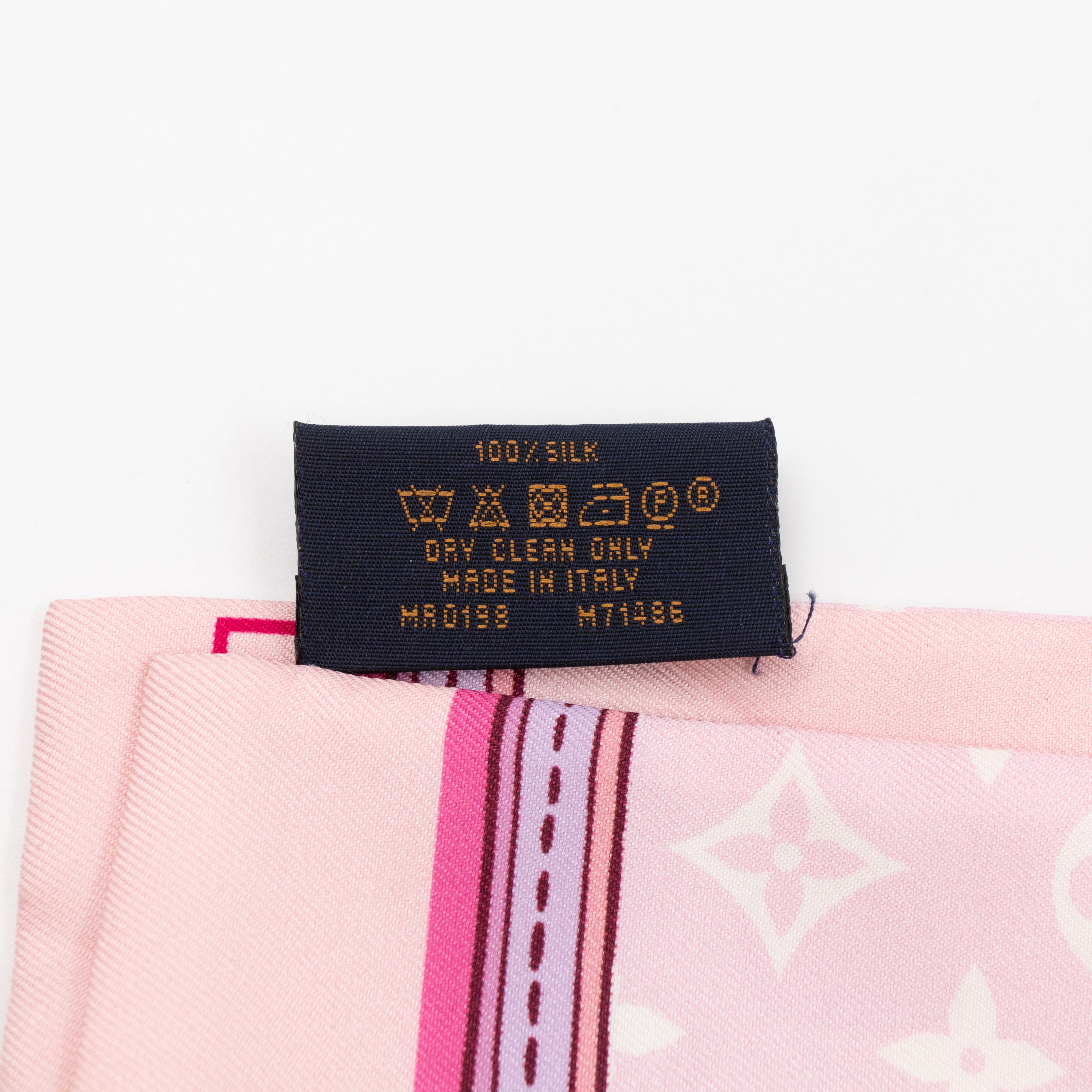 Superstition Bandeau Scarf Pink Silk