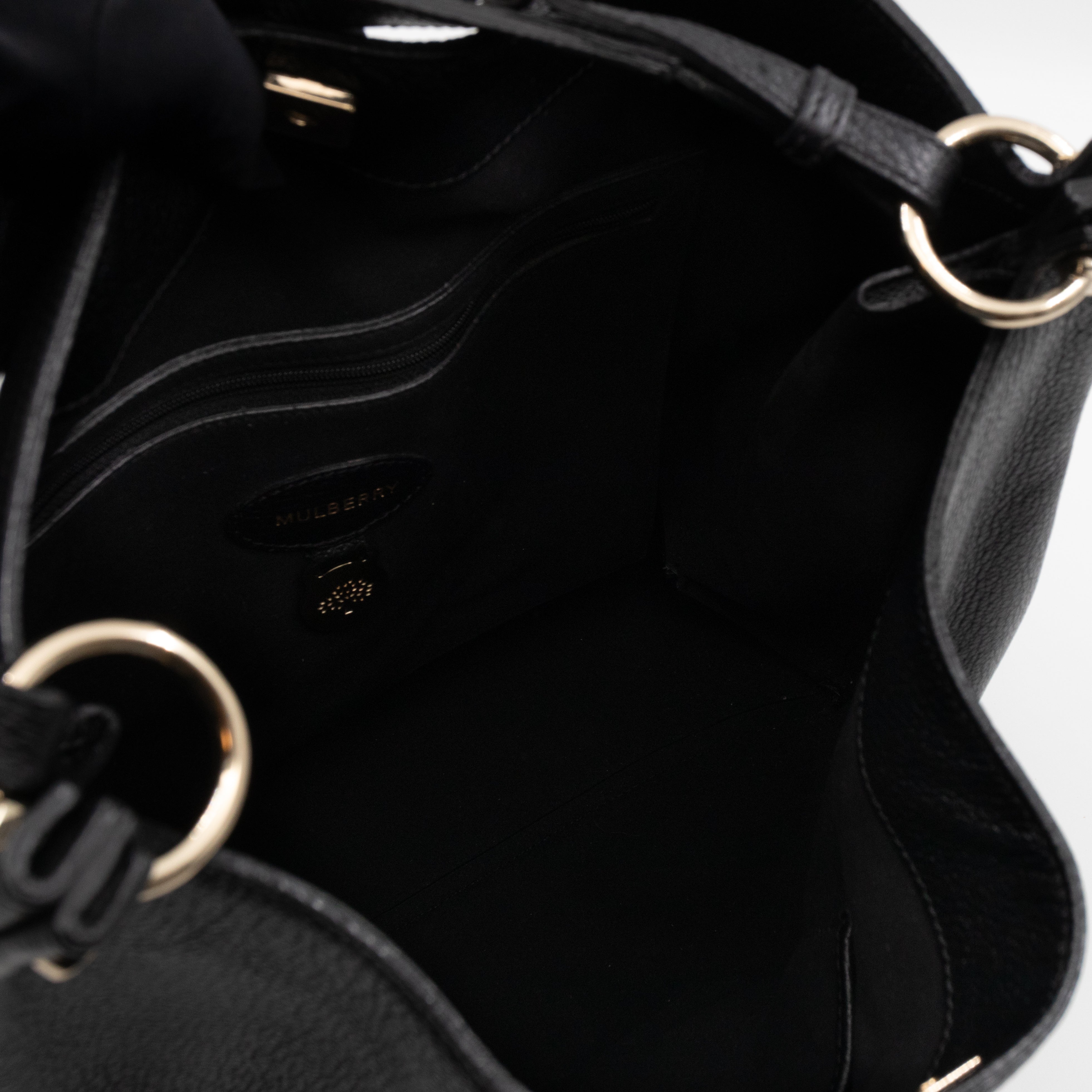 Freya Hobo Large Black Leather