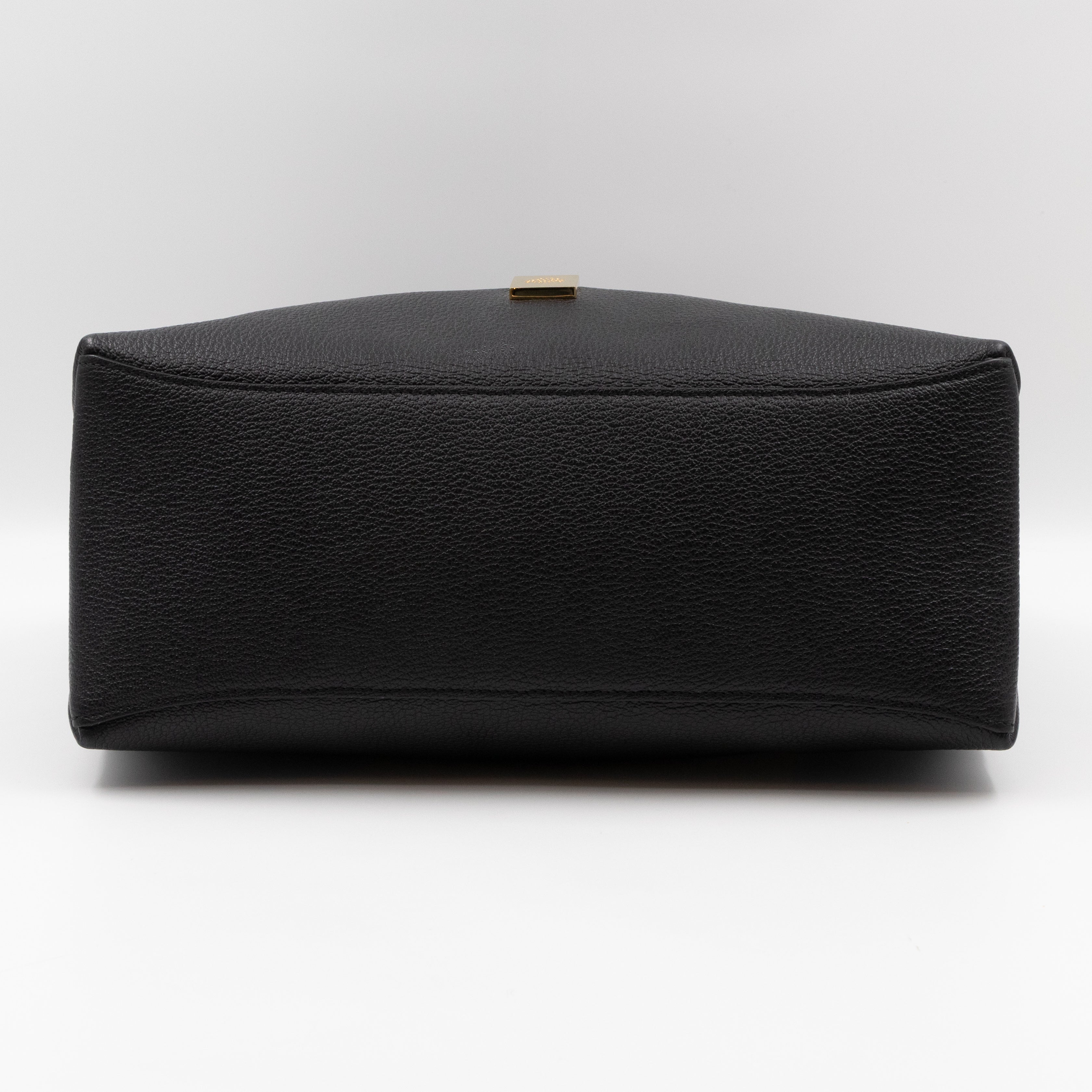 Freya Hobo Large Black Leather