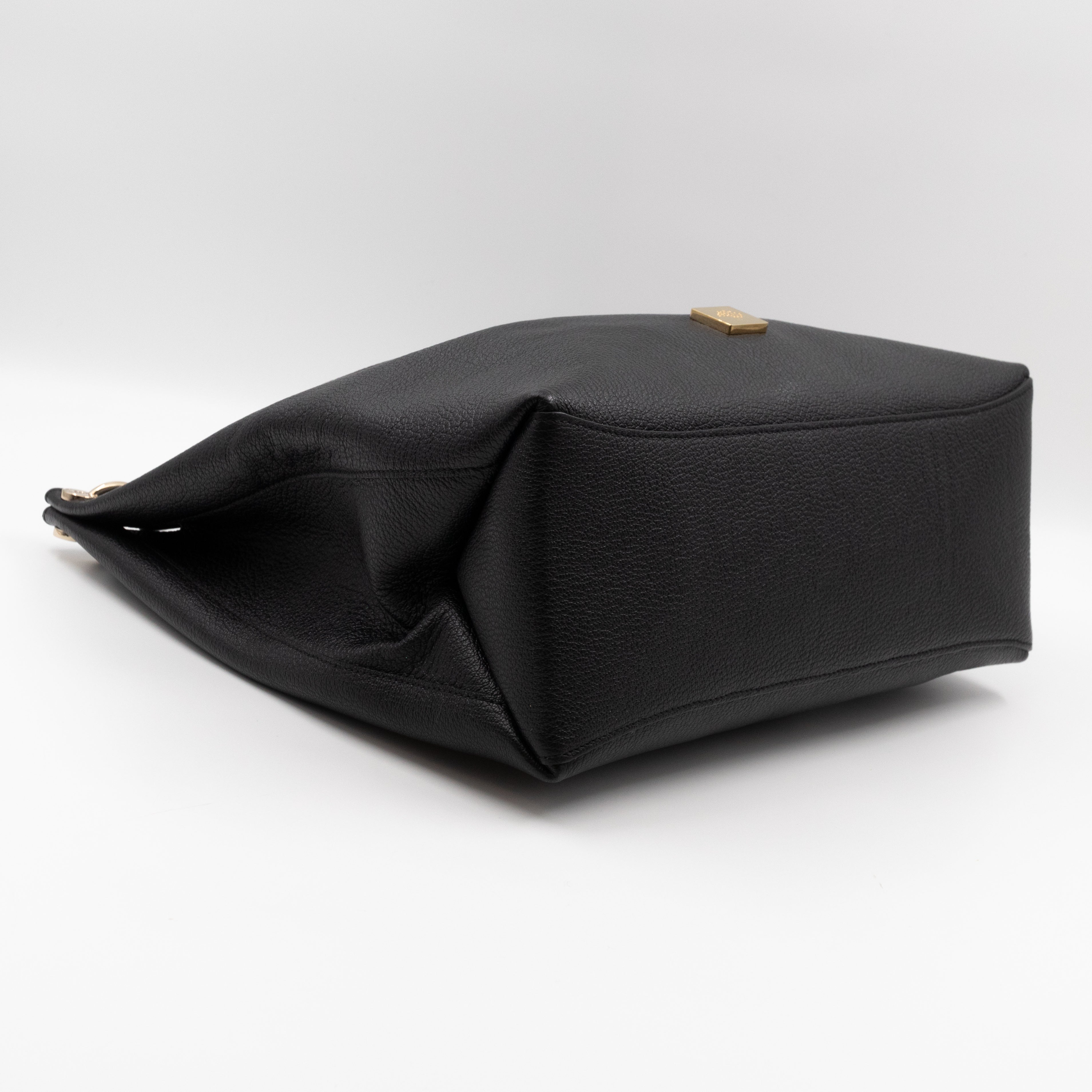 Freya Hobo Large Black Leather