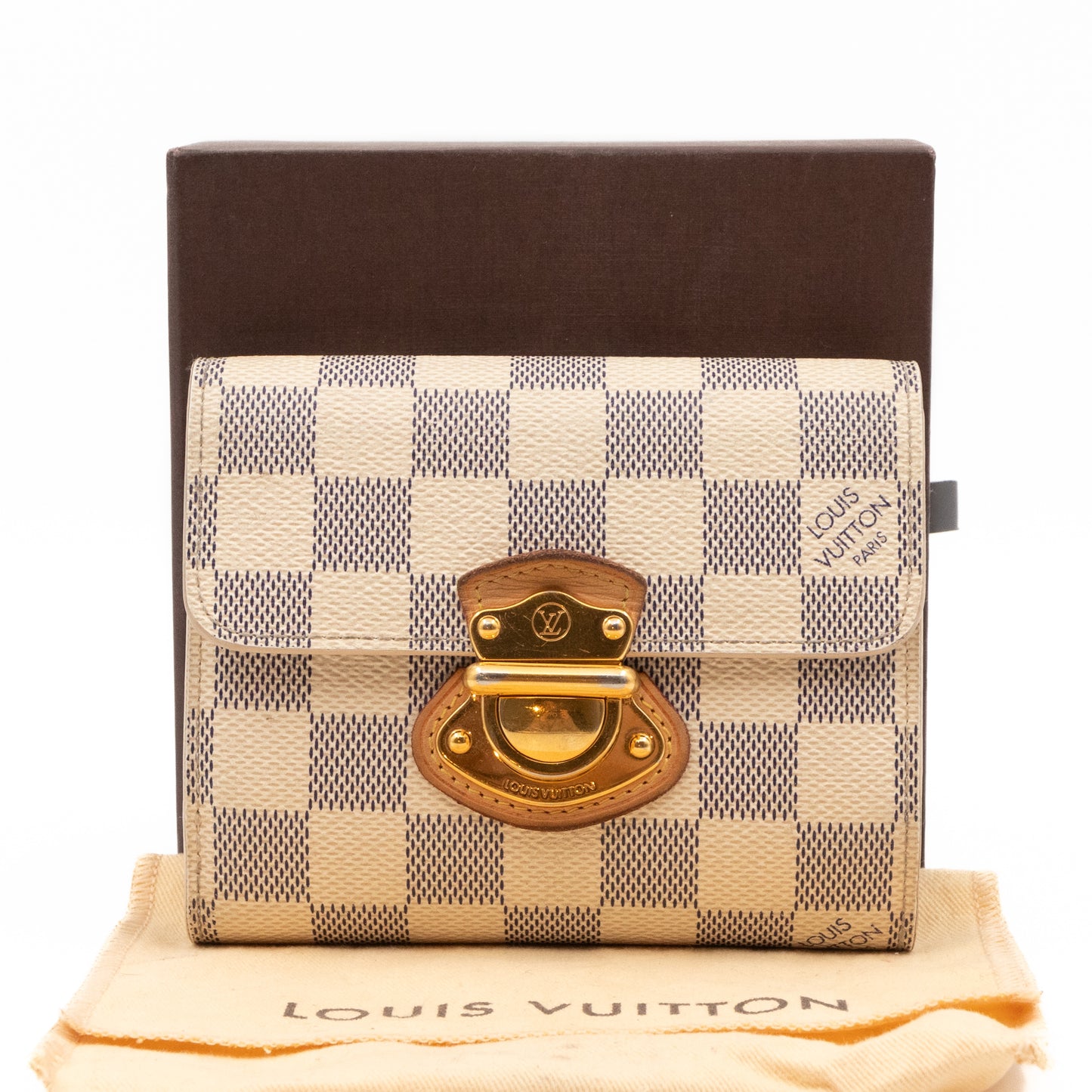 Joey Wallet Damier Azur