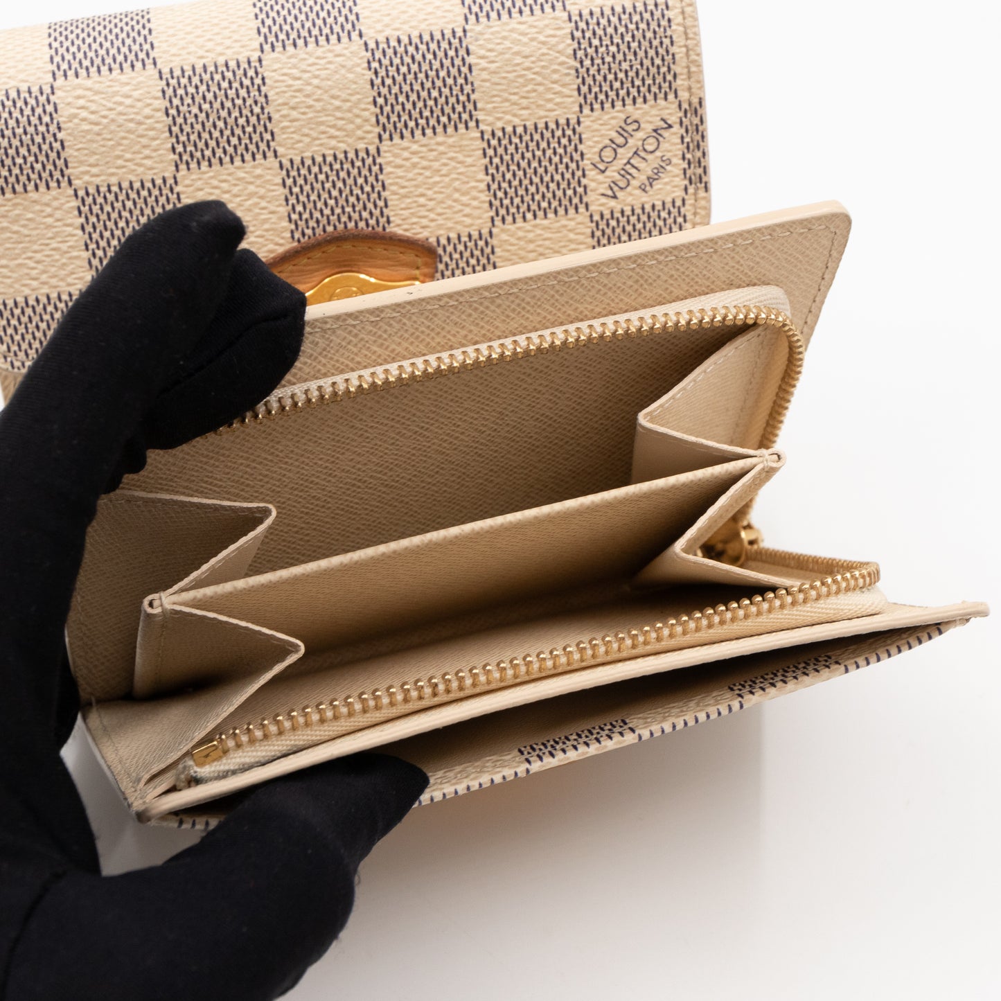 Joey Wallet Damier Azur