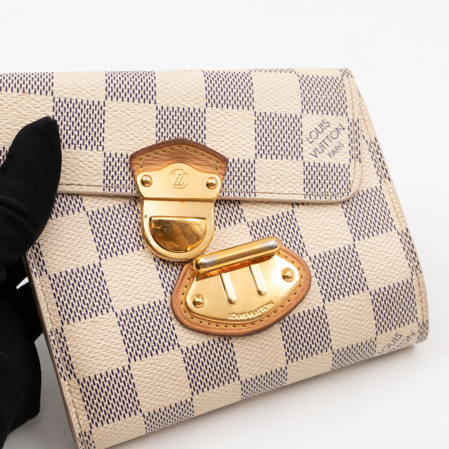 Joey Wallet Damier Azur