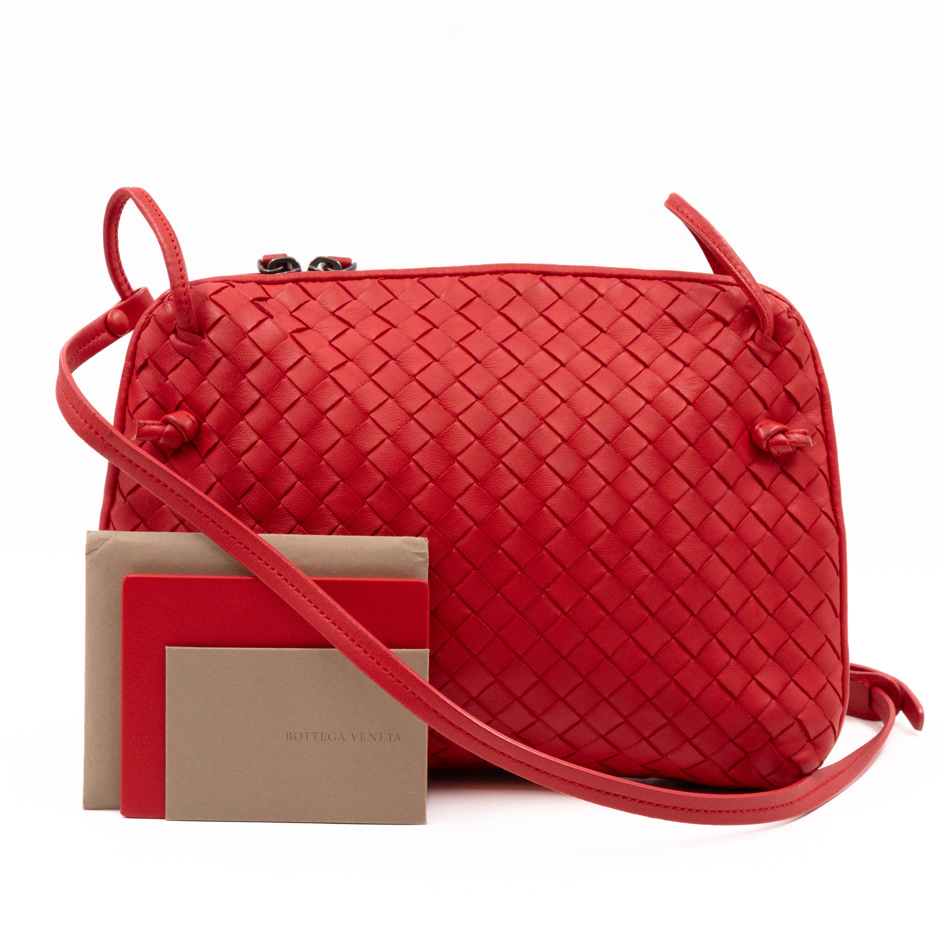 Nodini Crossbody Intrecciato Red