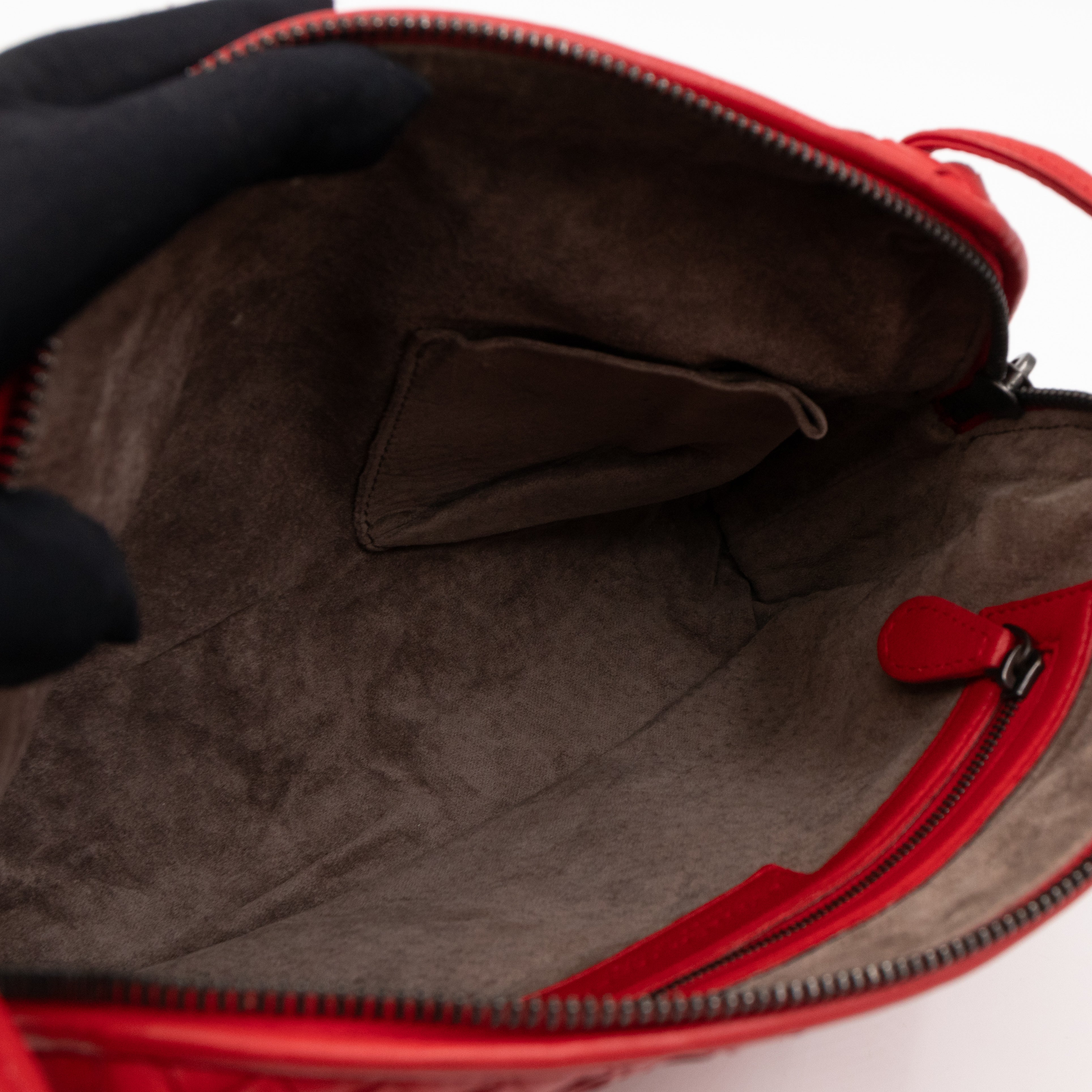 Nodini Crossbody Intrecciato Red