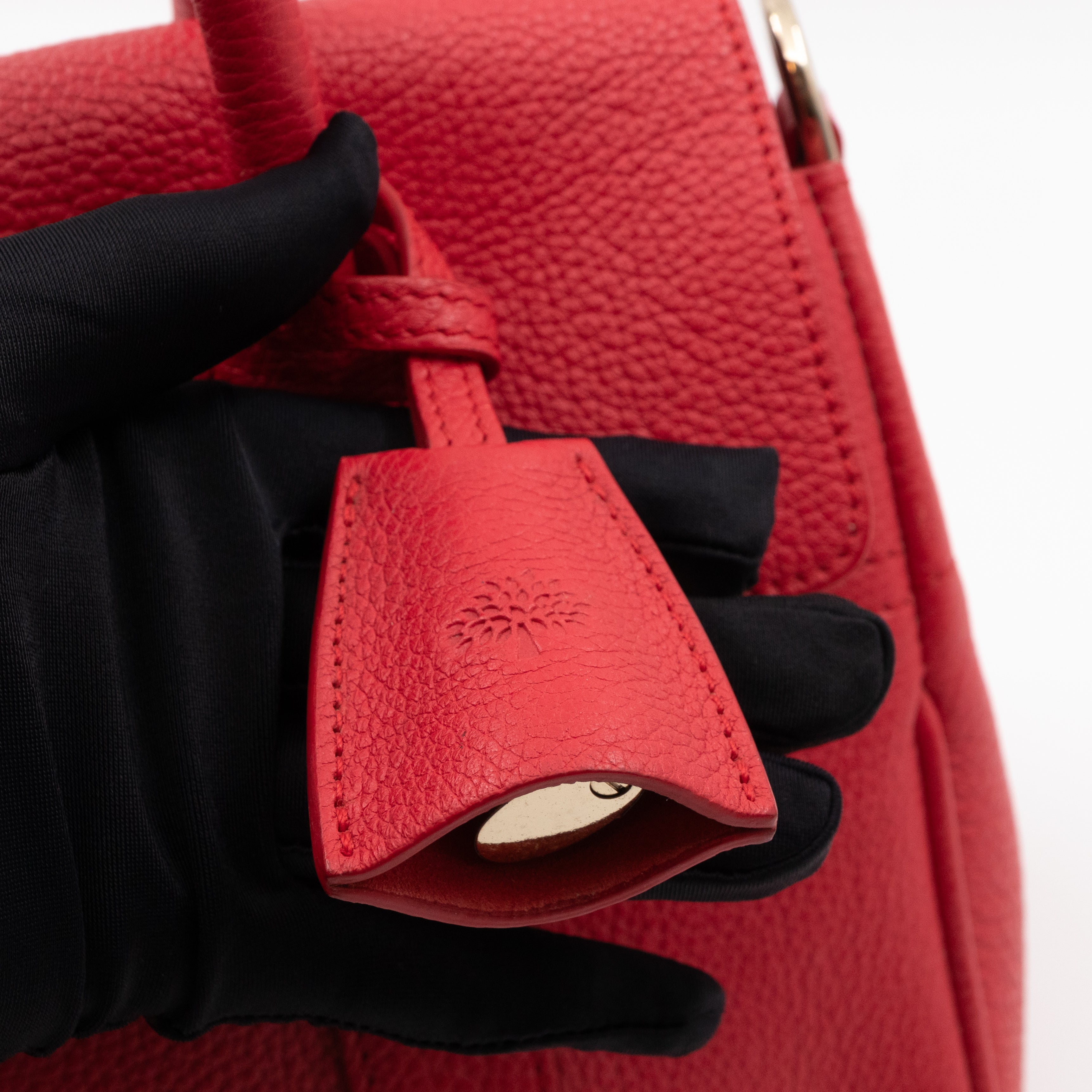 Small Bayswater Red Leather