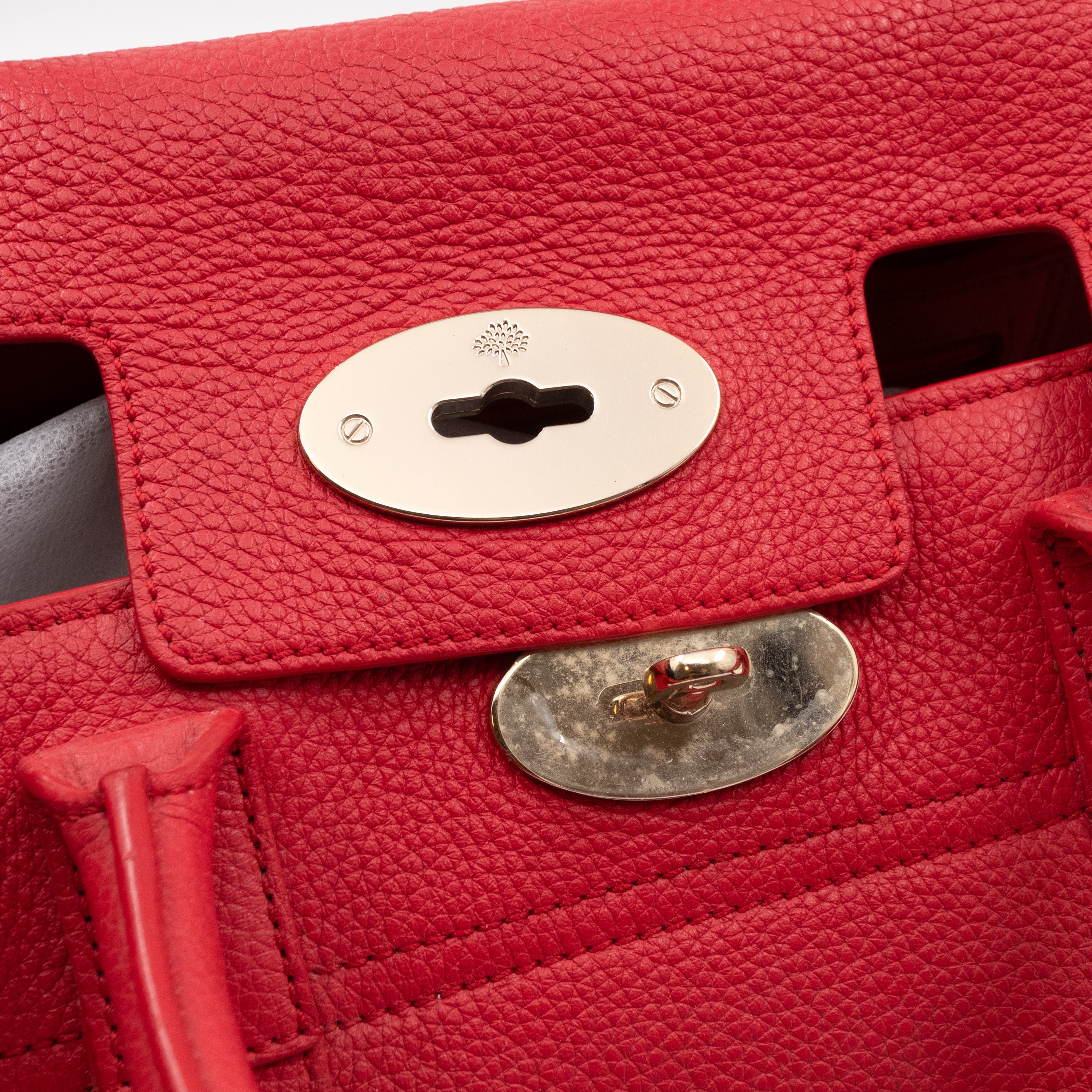 Small Bayswater Red Leather