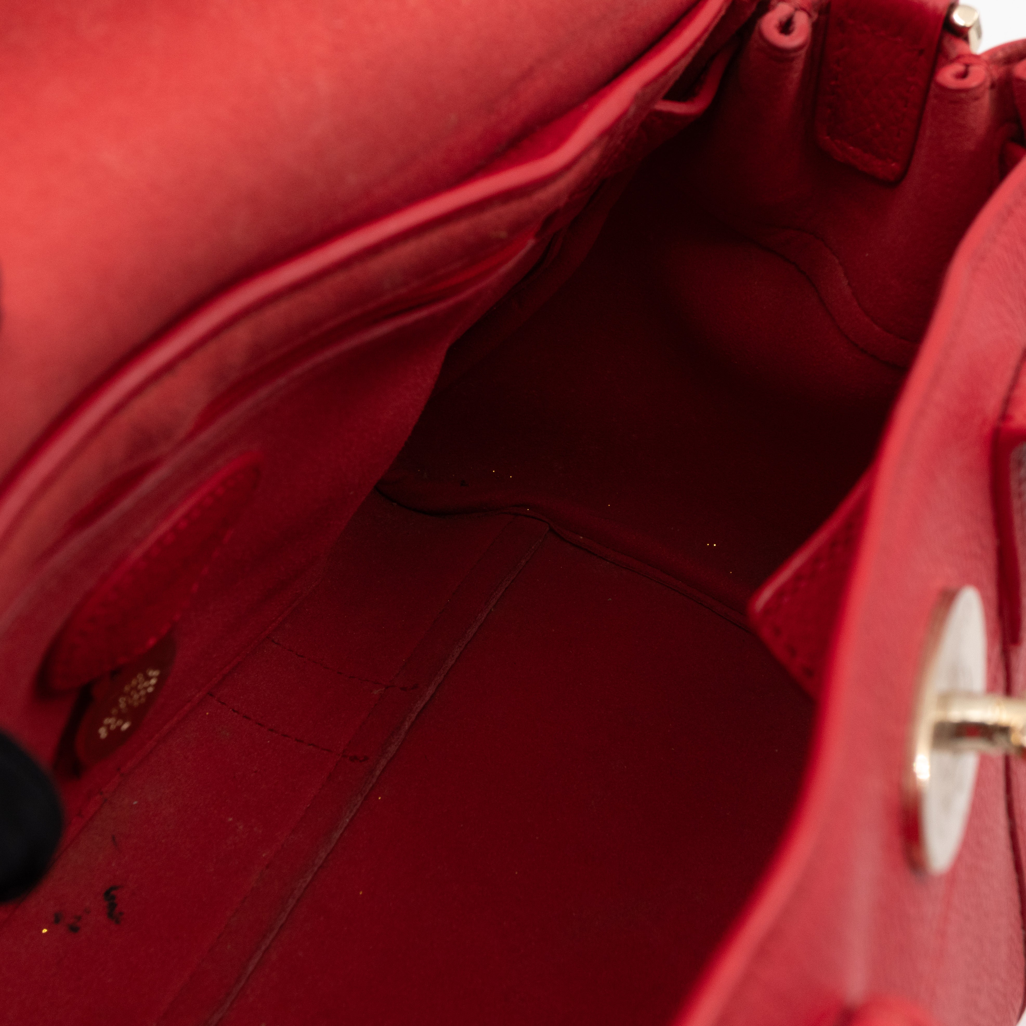 Small Bayswater Red Leather