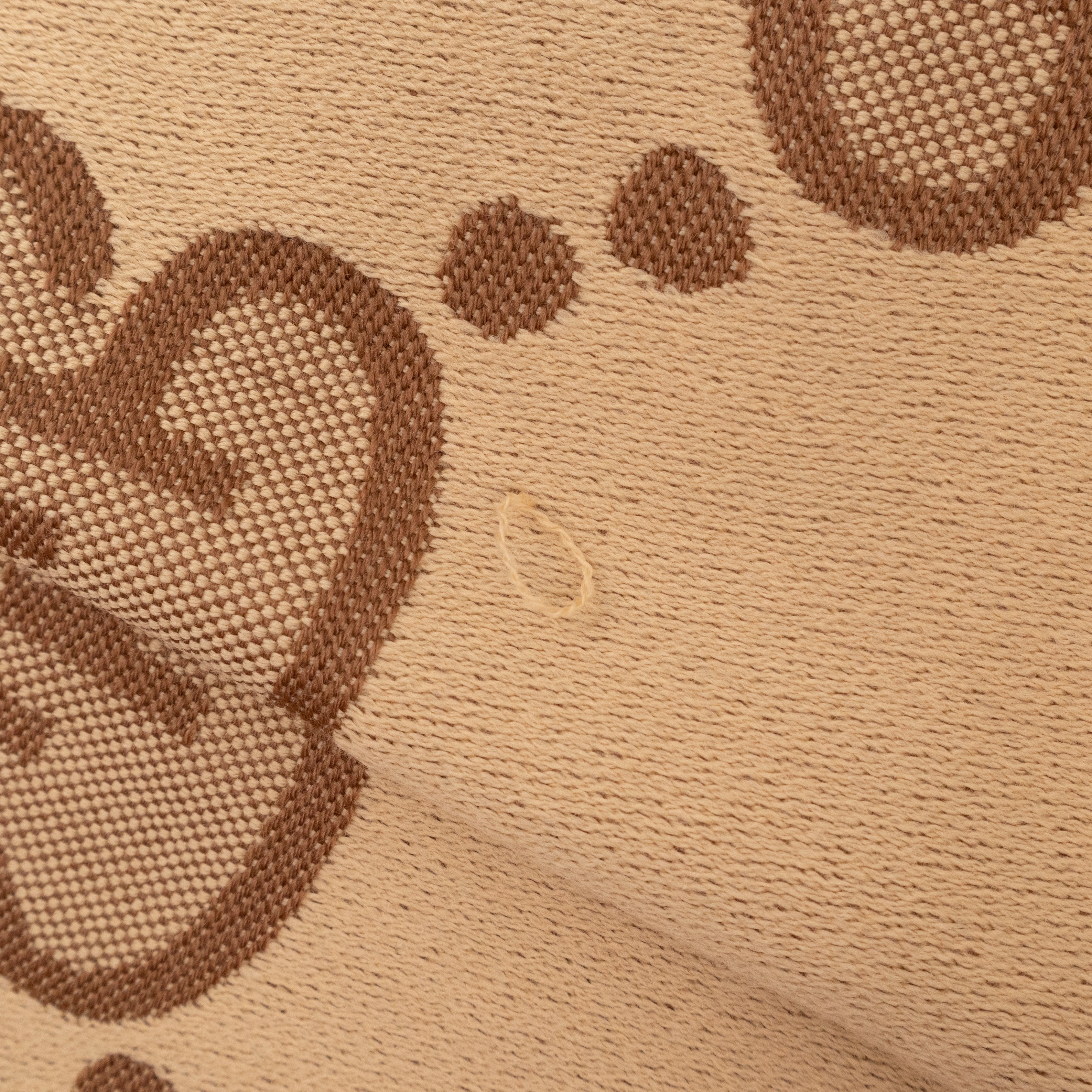 GG Wool Jacquard Scarf Beige & Brown