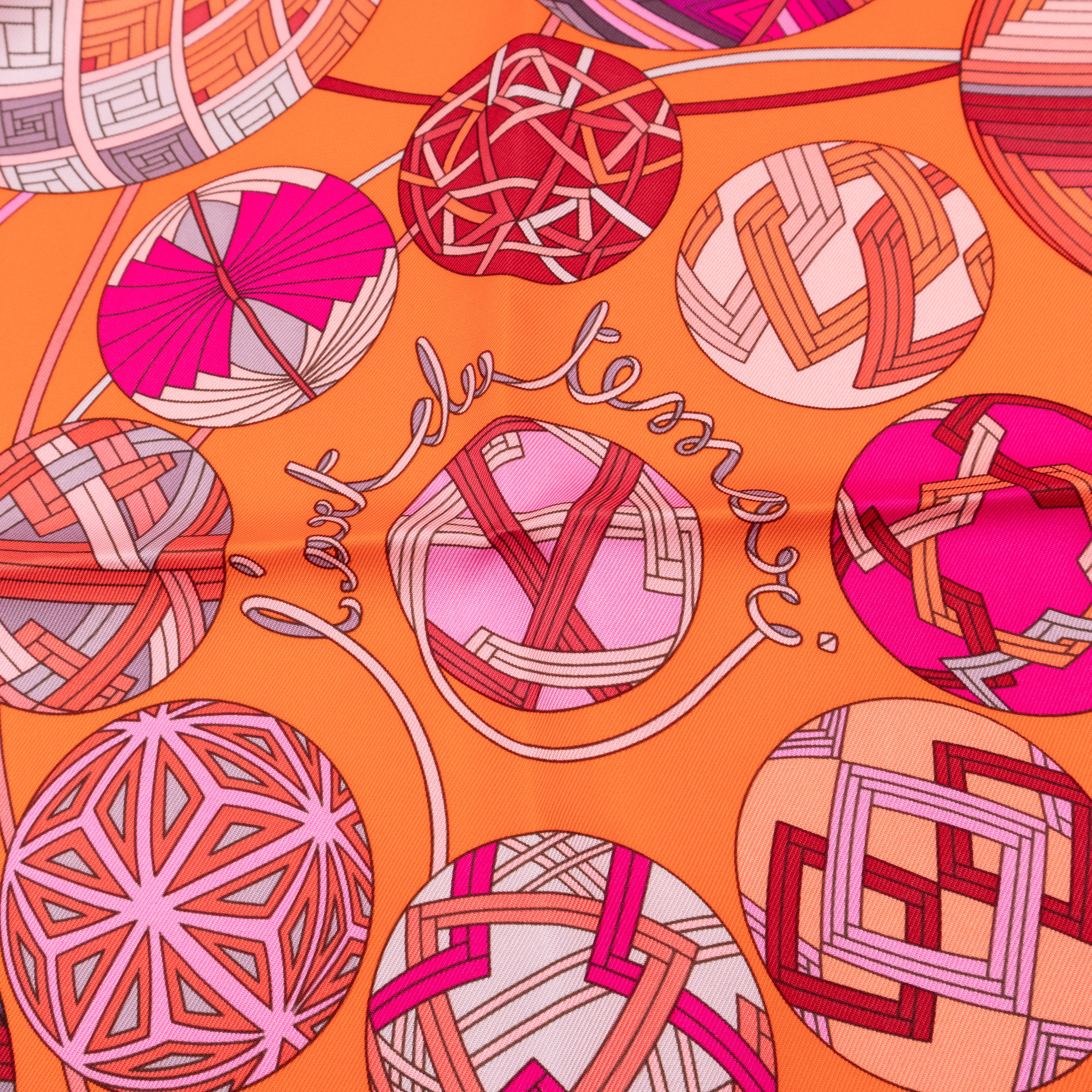 Silk Scarf 90 L'art du Temari