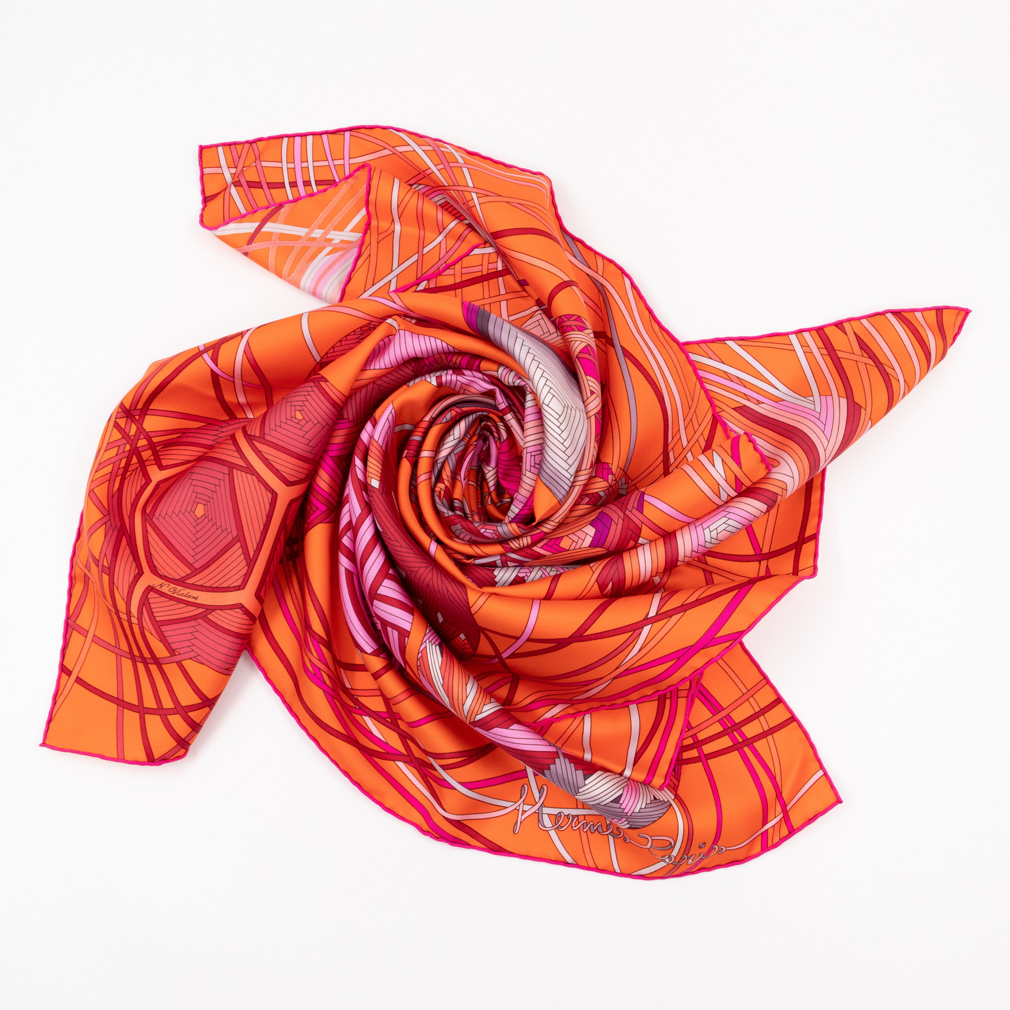 Silk Scarf 90 L'art du Temari