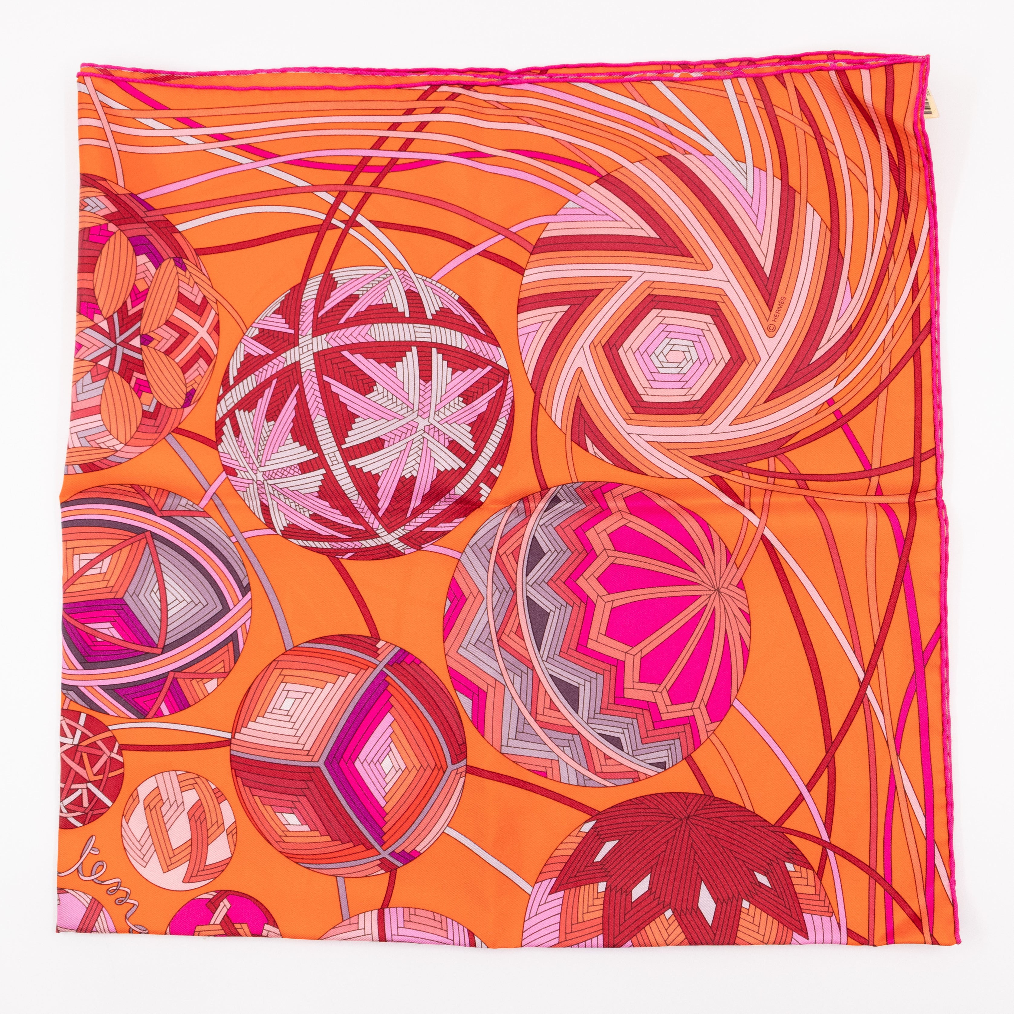 Silk Scarf 90 L'art du Temari