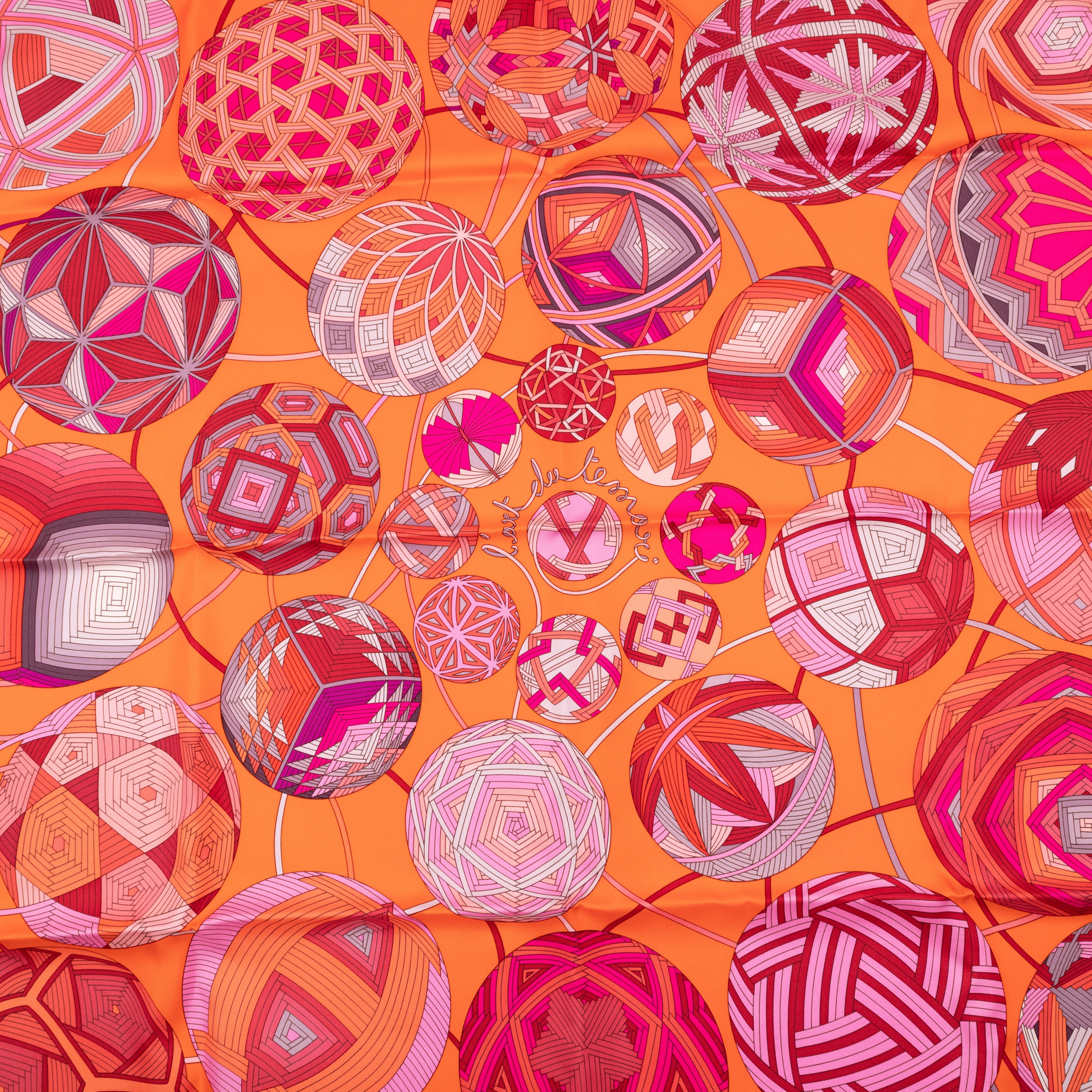 Silk Scarf 90 L'art du Temari