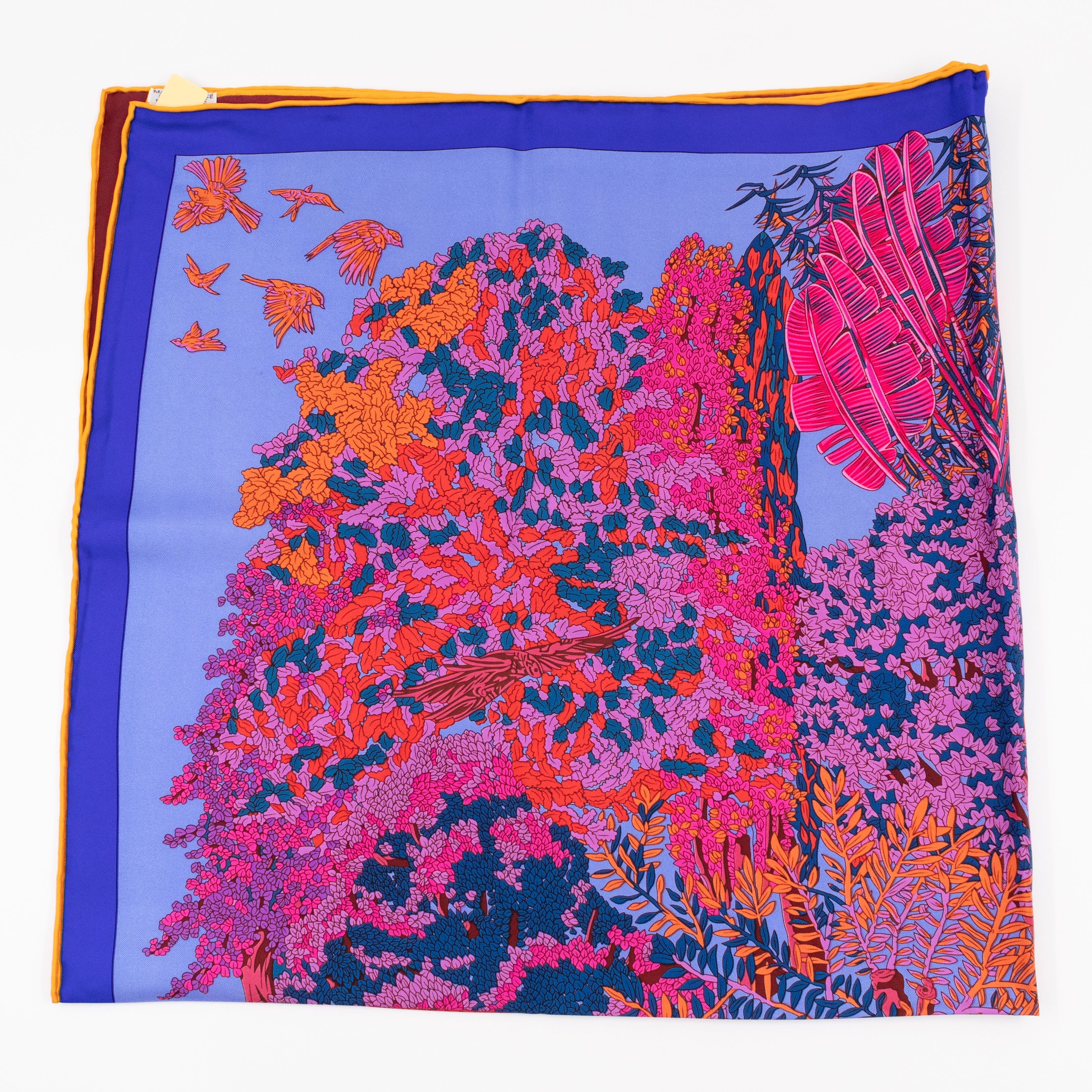 Silk Scarf 90 Les Legendes de l'Arbre Coloriage