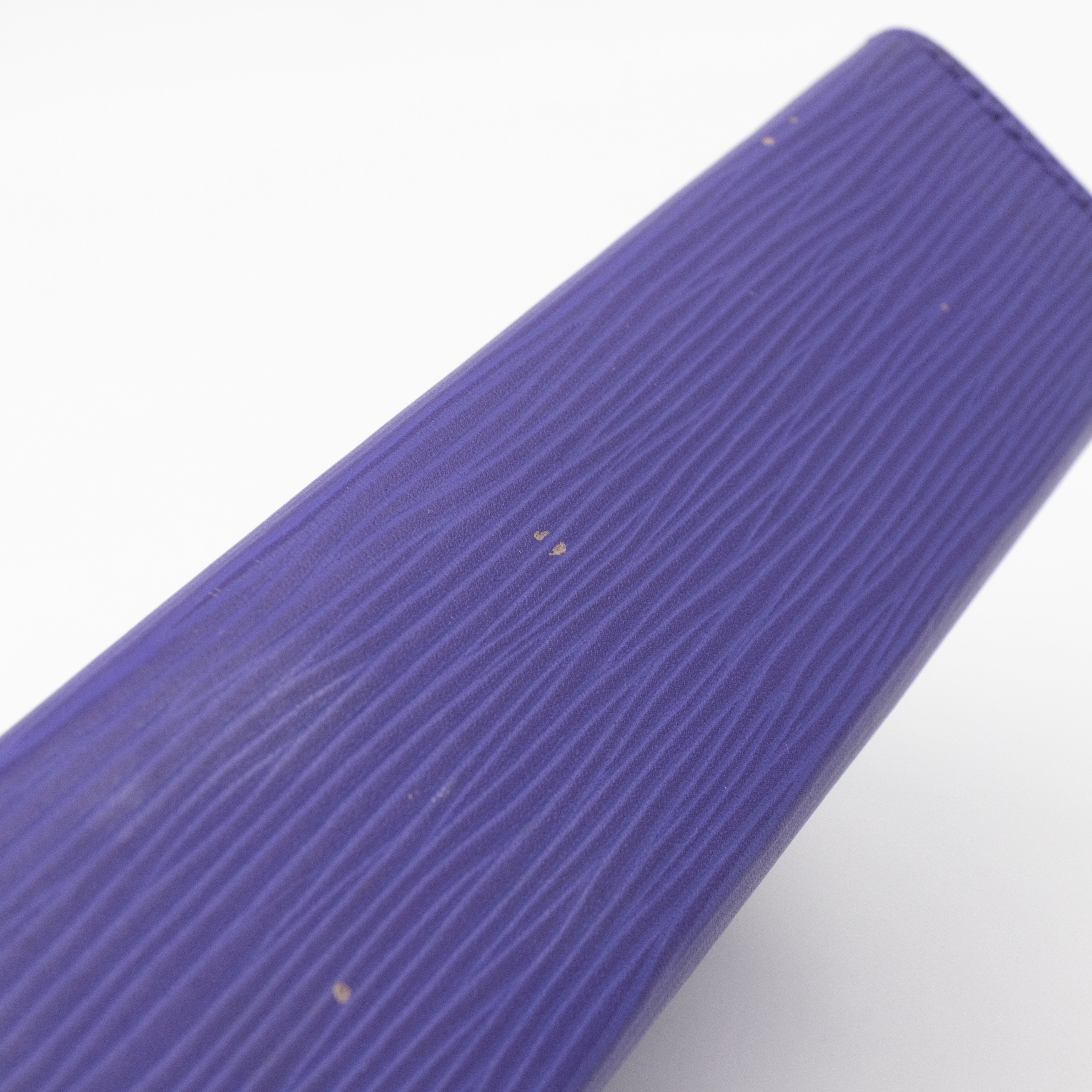 Toiletry Pouch 19 Purple Epi Leather